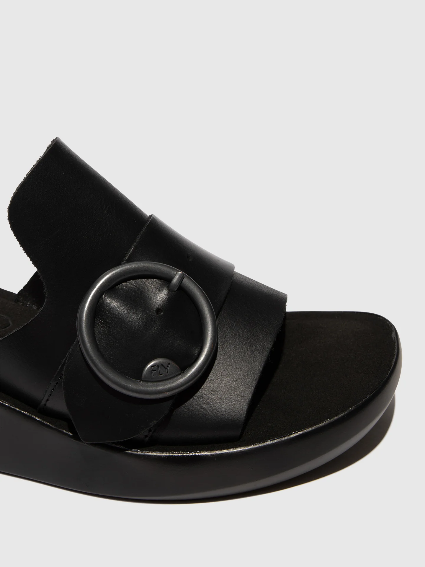 Buckle Mules BEYD925FLY BLACK - Image 4