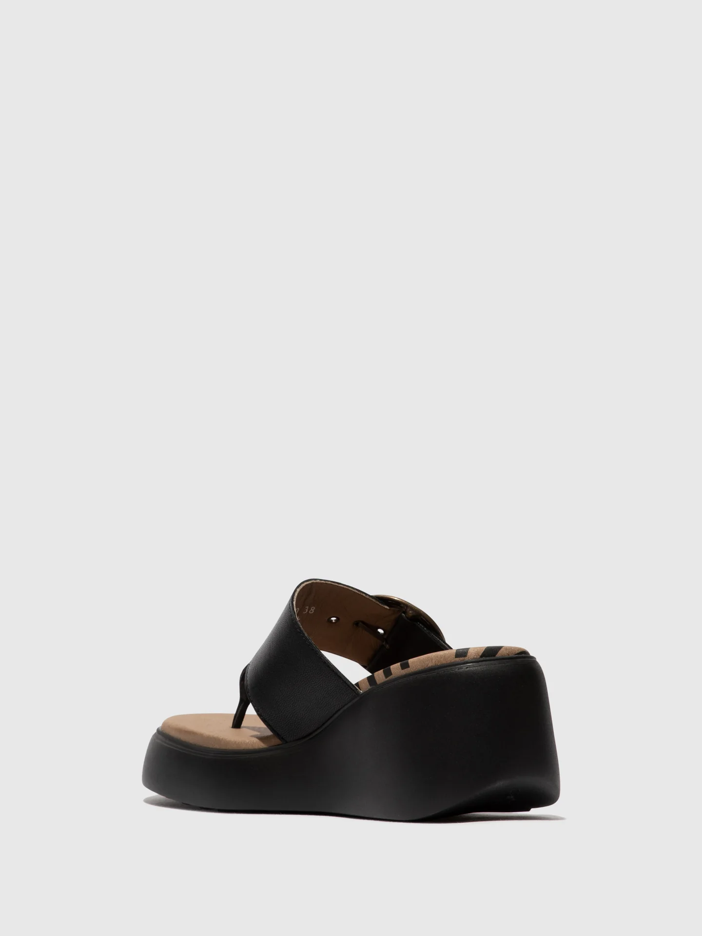 Buckle Mules DAFI938FLY BLACK - Image 3