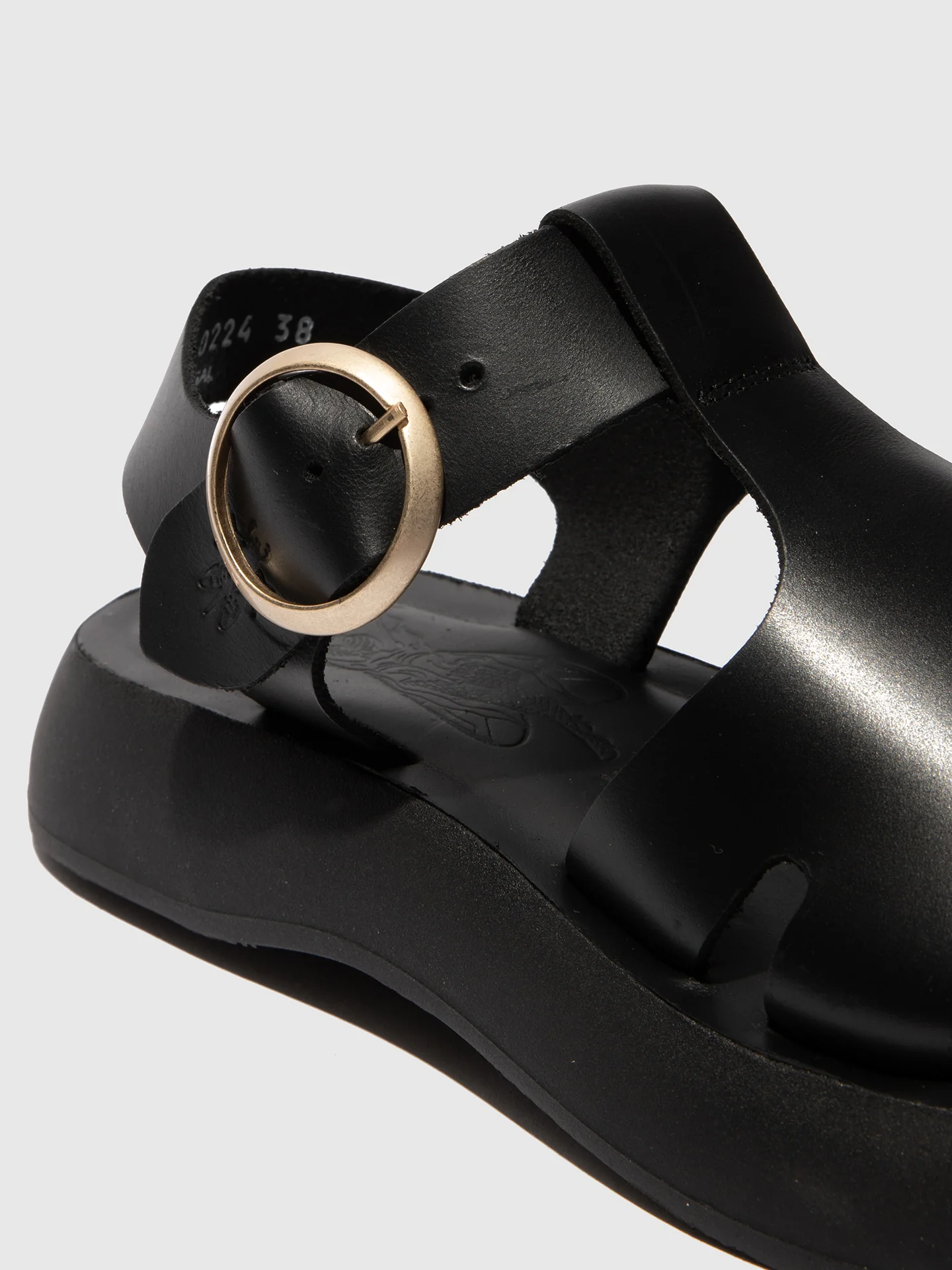 Buckle Sandals BADY281FLY BLACK - Image 4