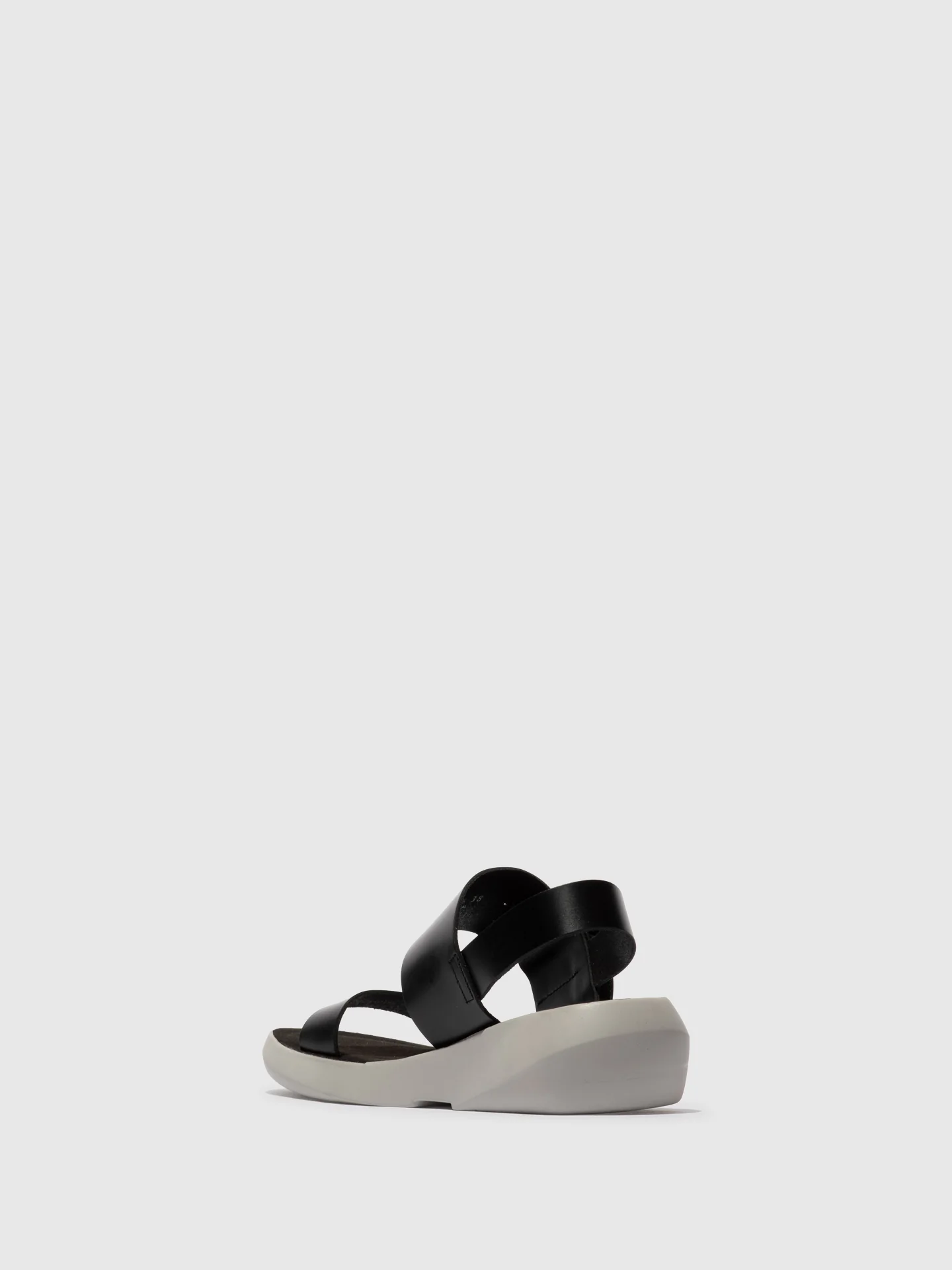 Buckle Sandals BANI739FLY BLACK - Image 3
