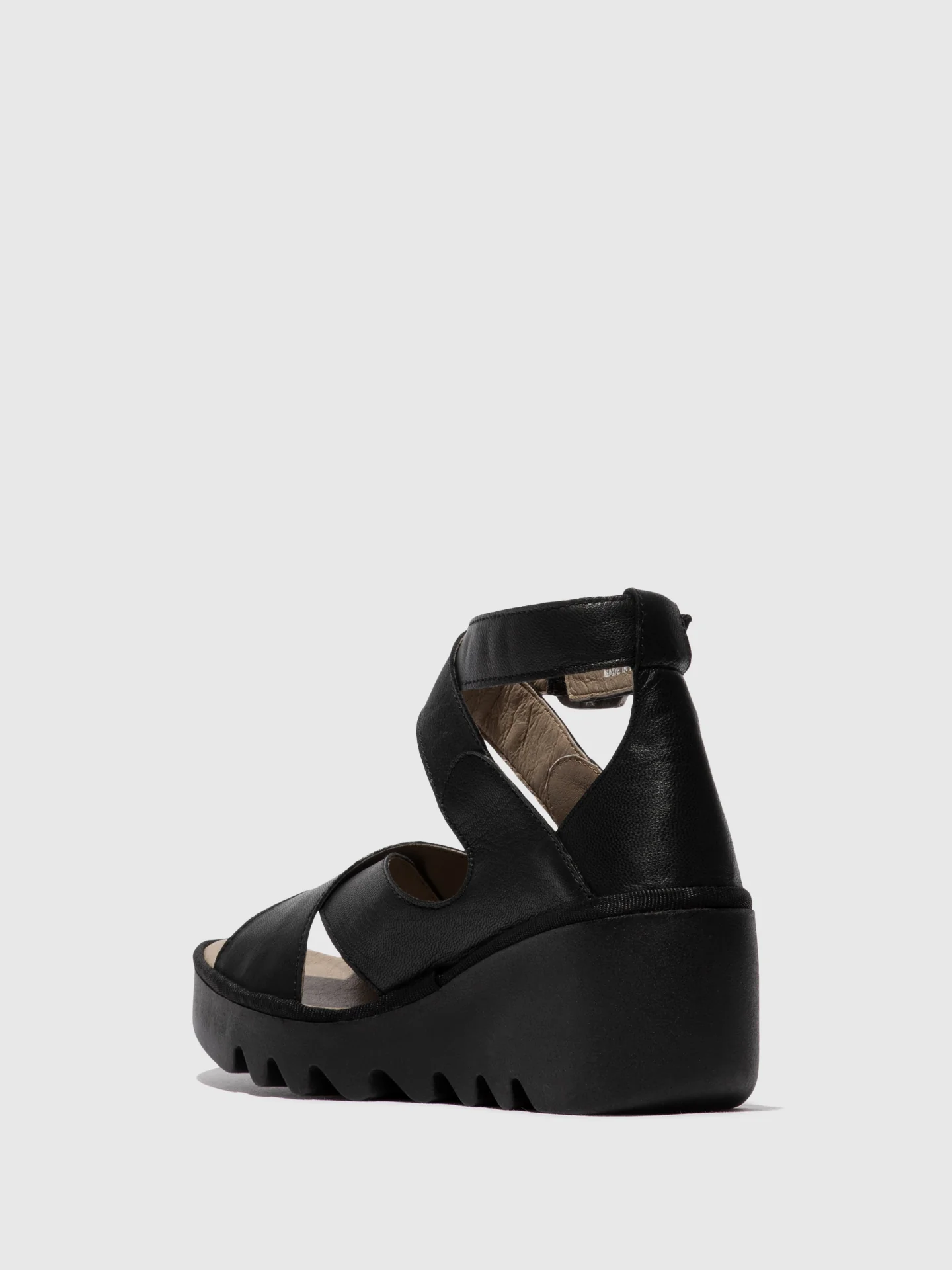 Buckle Sandals BYRE410FLY BLACK - Image 3