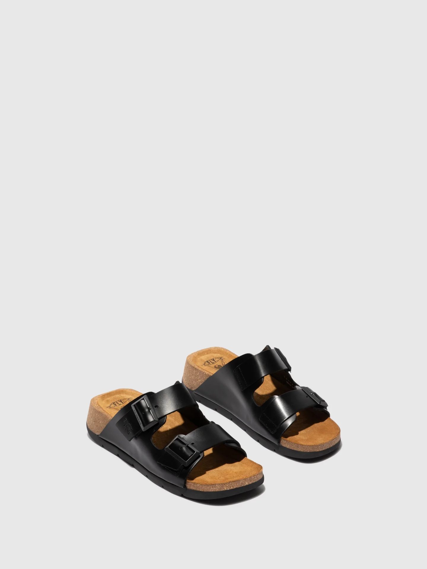 Buckle Sandals CAJA721FLY BLACK - Image 2