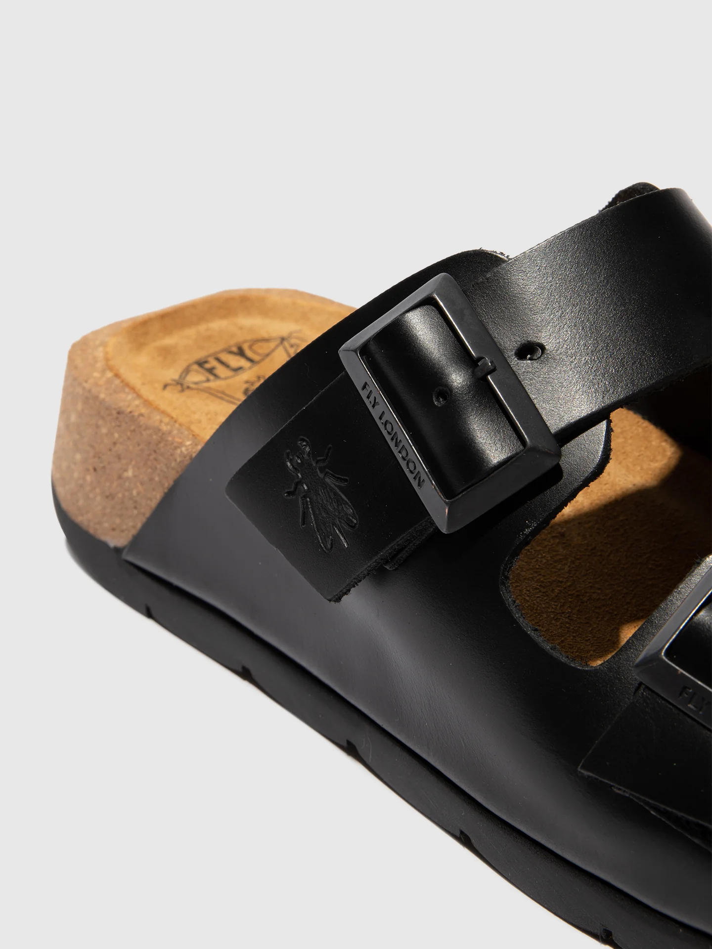 Buckle Sandals CAJA721FLY BLACK - Image 4