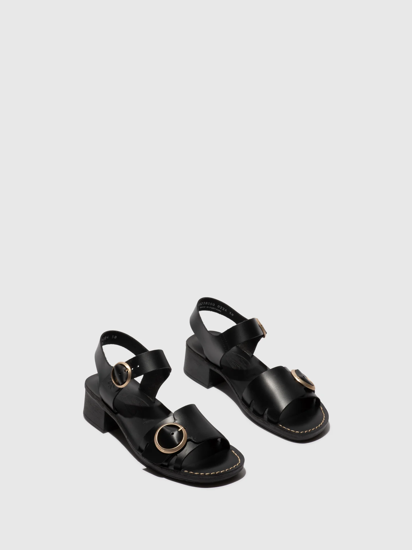 Buckle Sandals EBLI238FLY BLACK - Image 2