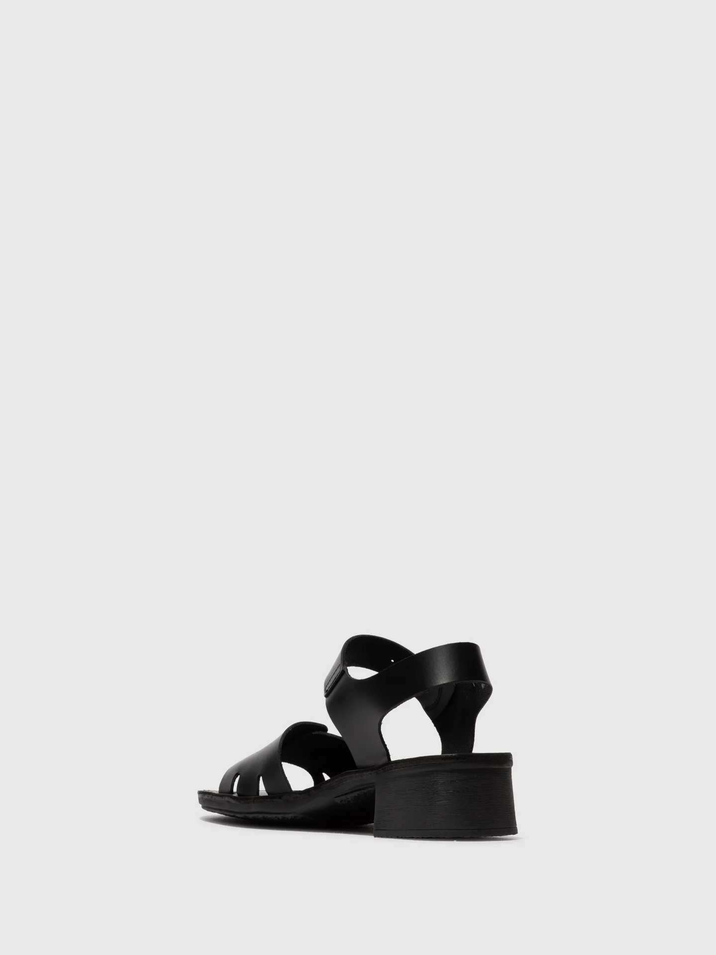 Buckle Sandals EBLI238FLY BLACK - Image 3