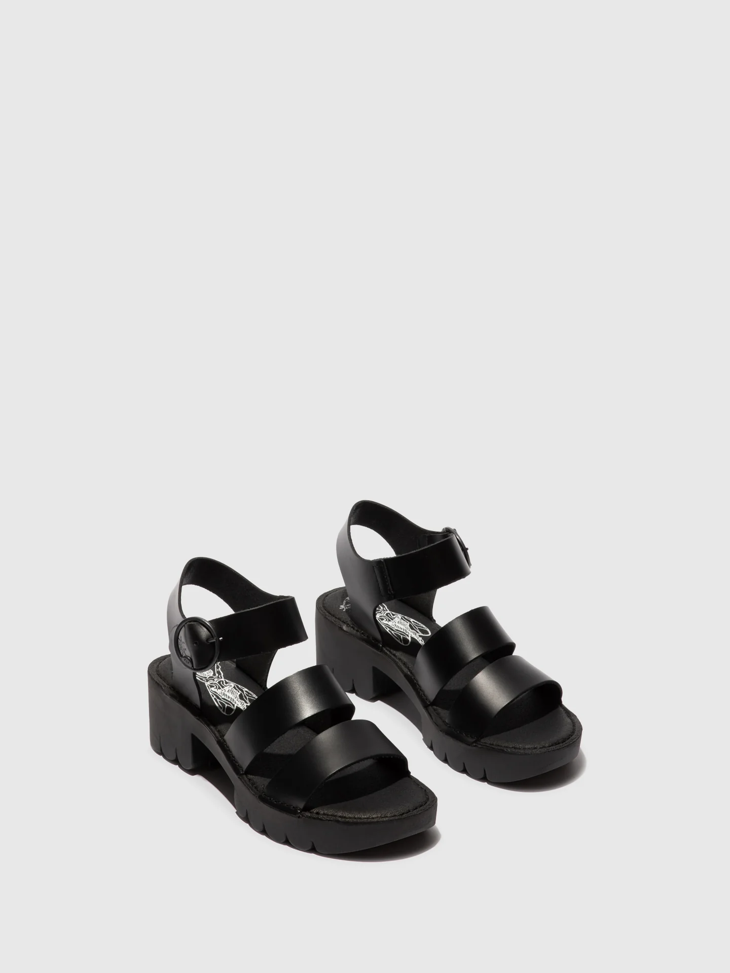 Buckle Sandals EGLY520FLY BLACK - Image 2