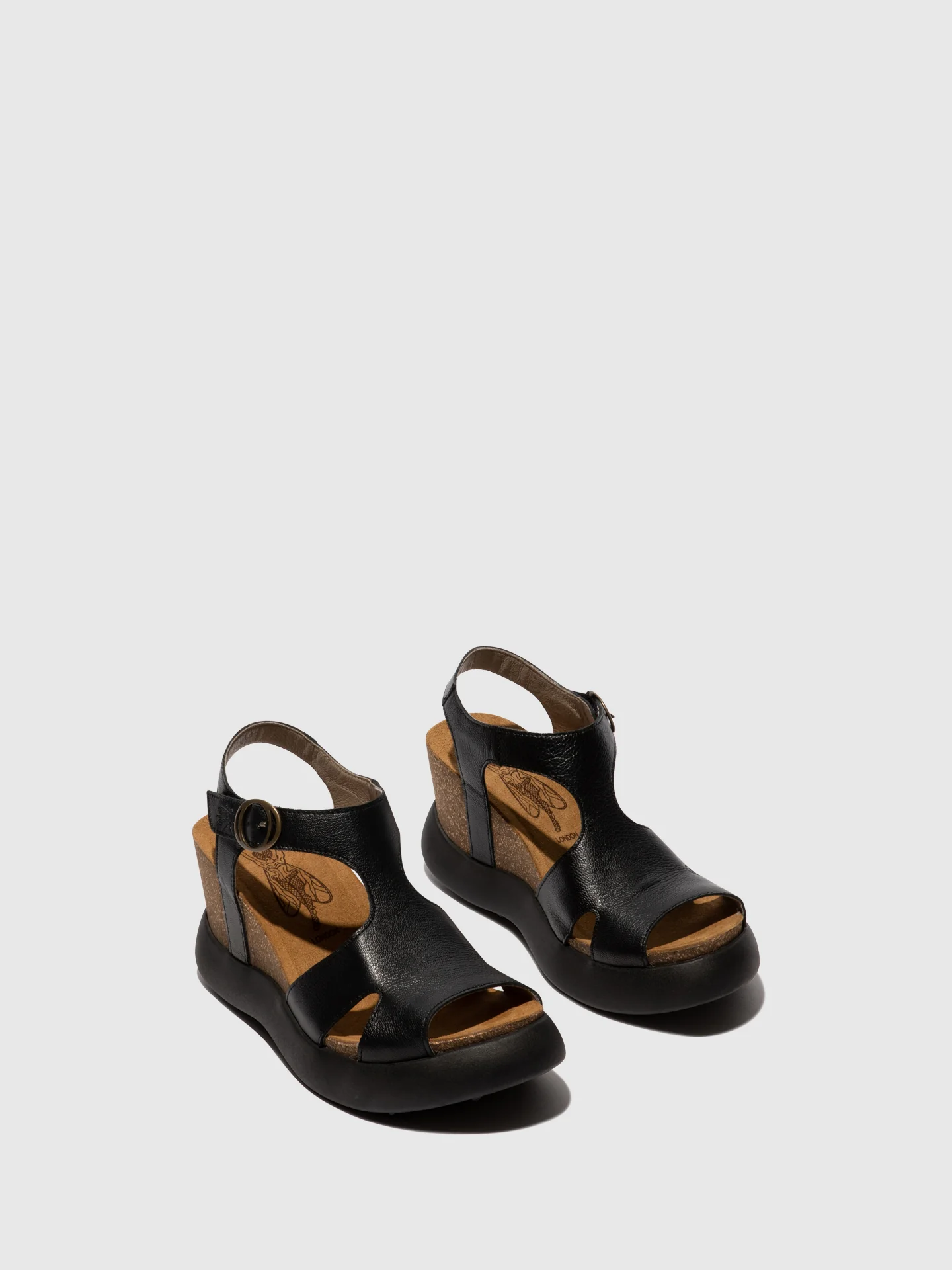 Buckle Sandals GOVA962FLY BLACK - Image 2
