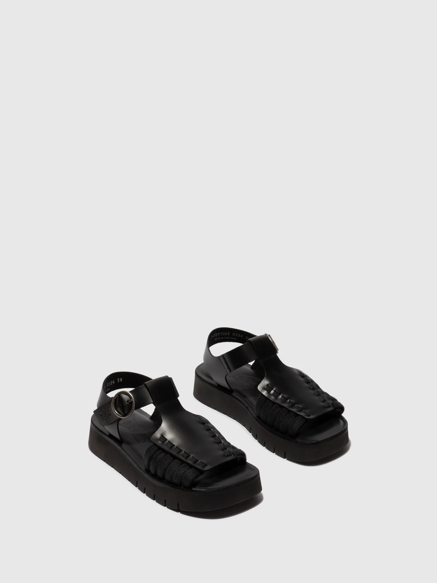 Buckle Sandals SARF251FLY BLACK - Image 2