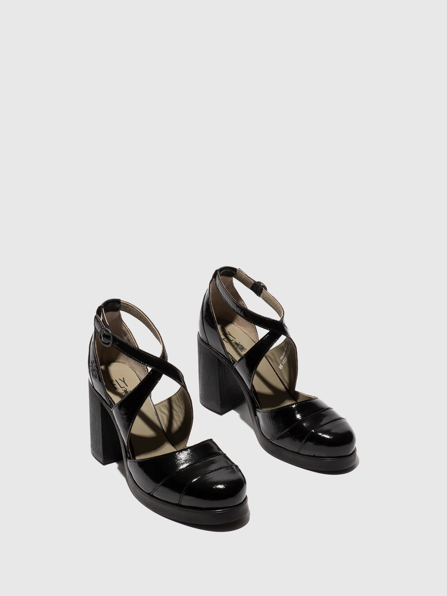 Buckle Sandals SERD333FLY BLACK - Image 2