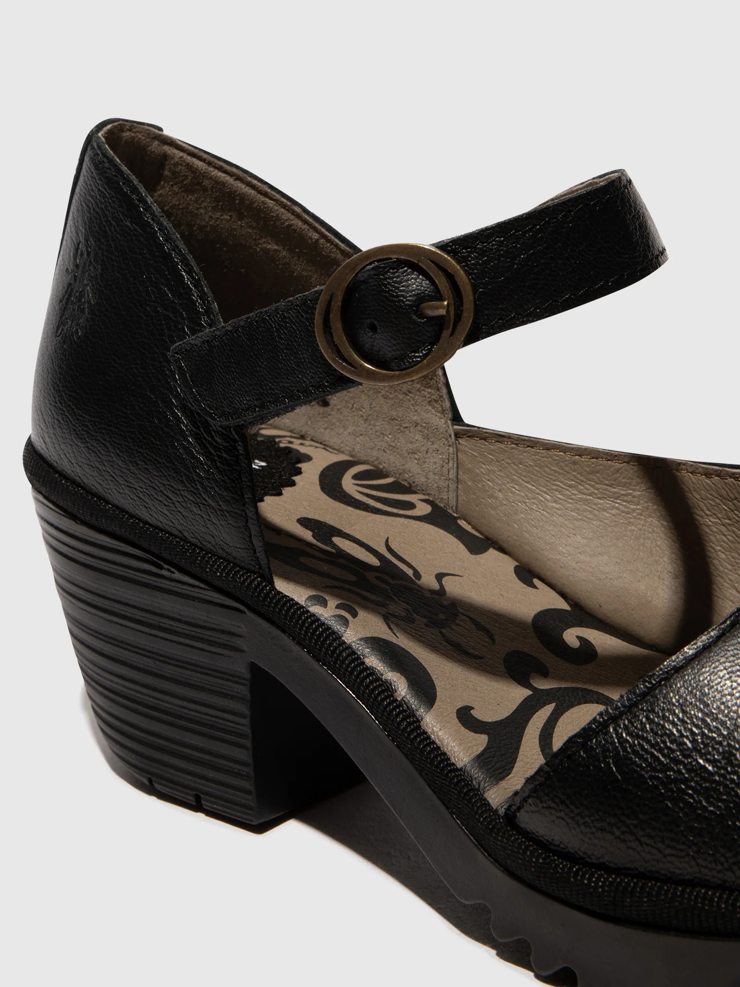 Buckle Sandals WIFO440FLY BLACK - Image 4
