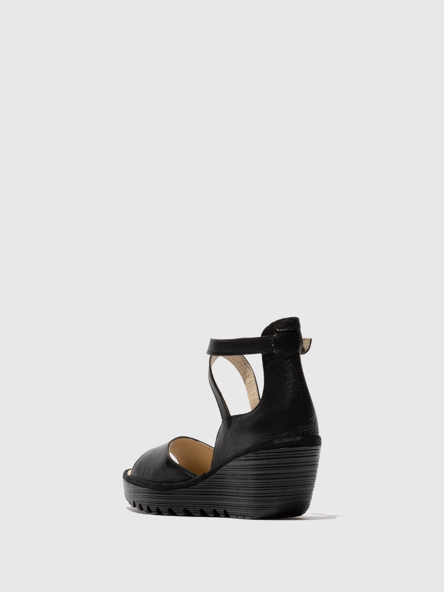 Buckle Sandals YESS476FLY BLACK - Image 3