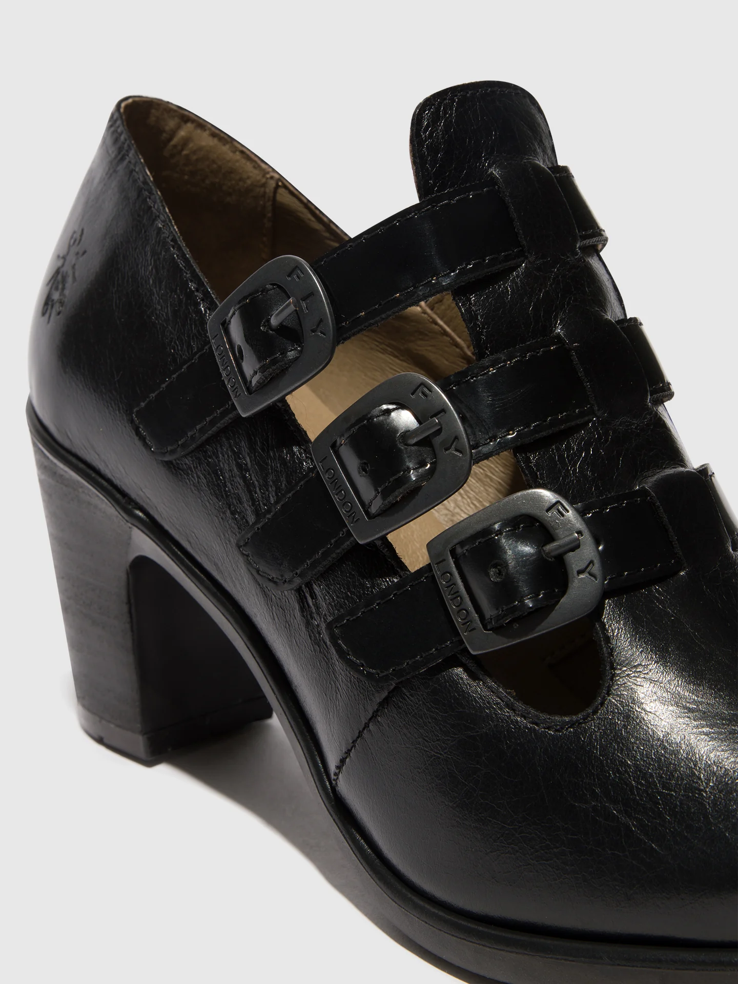 Buckle Shoes KACY011FLY BLACK - Image 4
