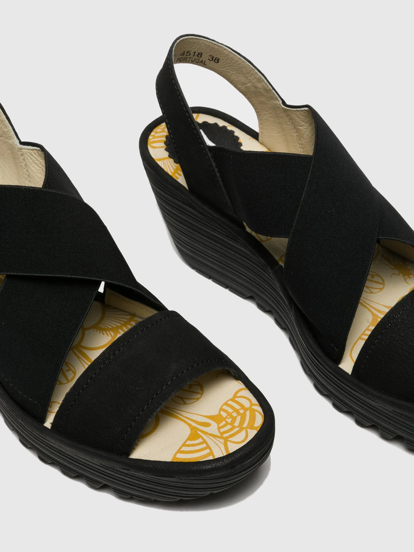 Strappy Sandals YAJI888FLY BLACK - Image 4