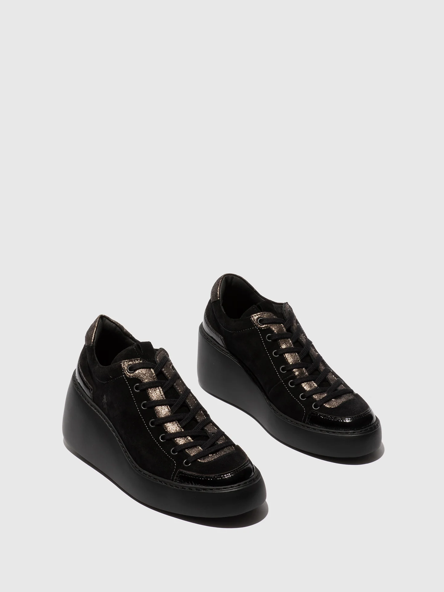 Lace-up Trainers DUFY671FLY BLACK/GRAPHITE/BLACK - Image 3