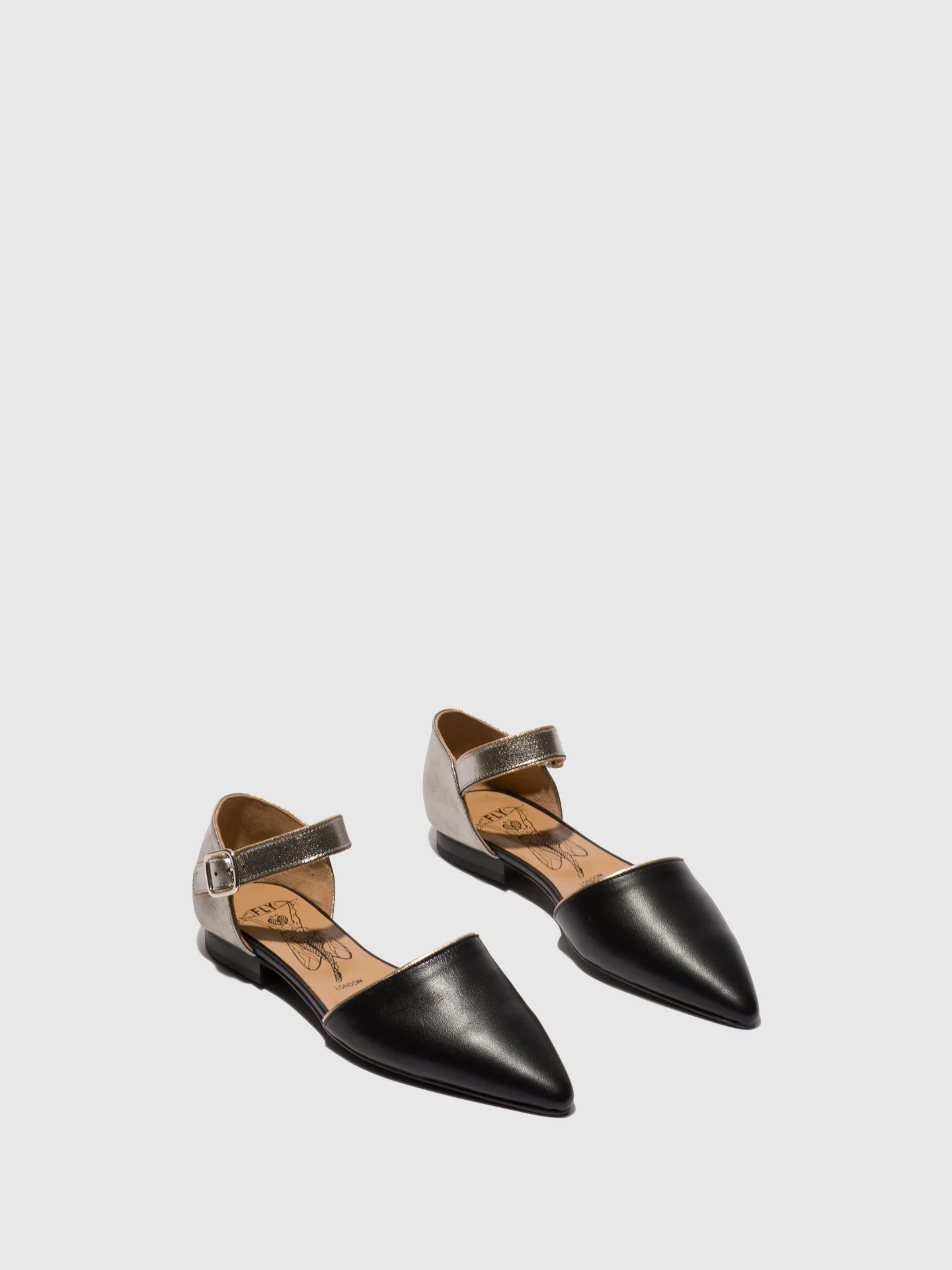 Pointed Toe Shoes SARJ266FLY BLACK/GRAPHITE/SILVER - Image 2