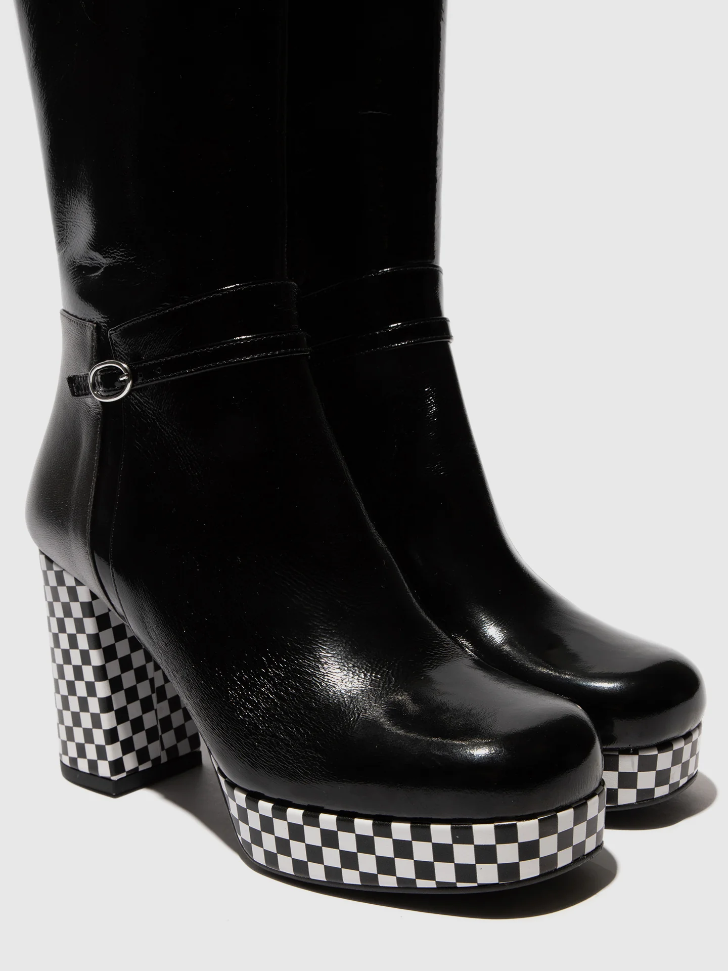 Zip Up Boots ECHI354FLY BLACK/GRAPHITE - Image 4