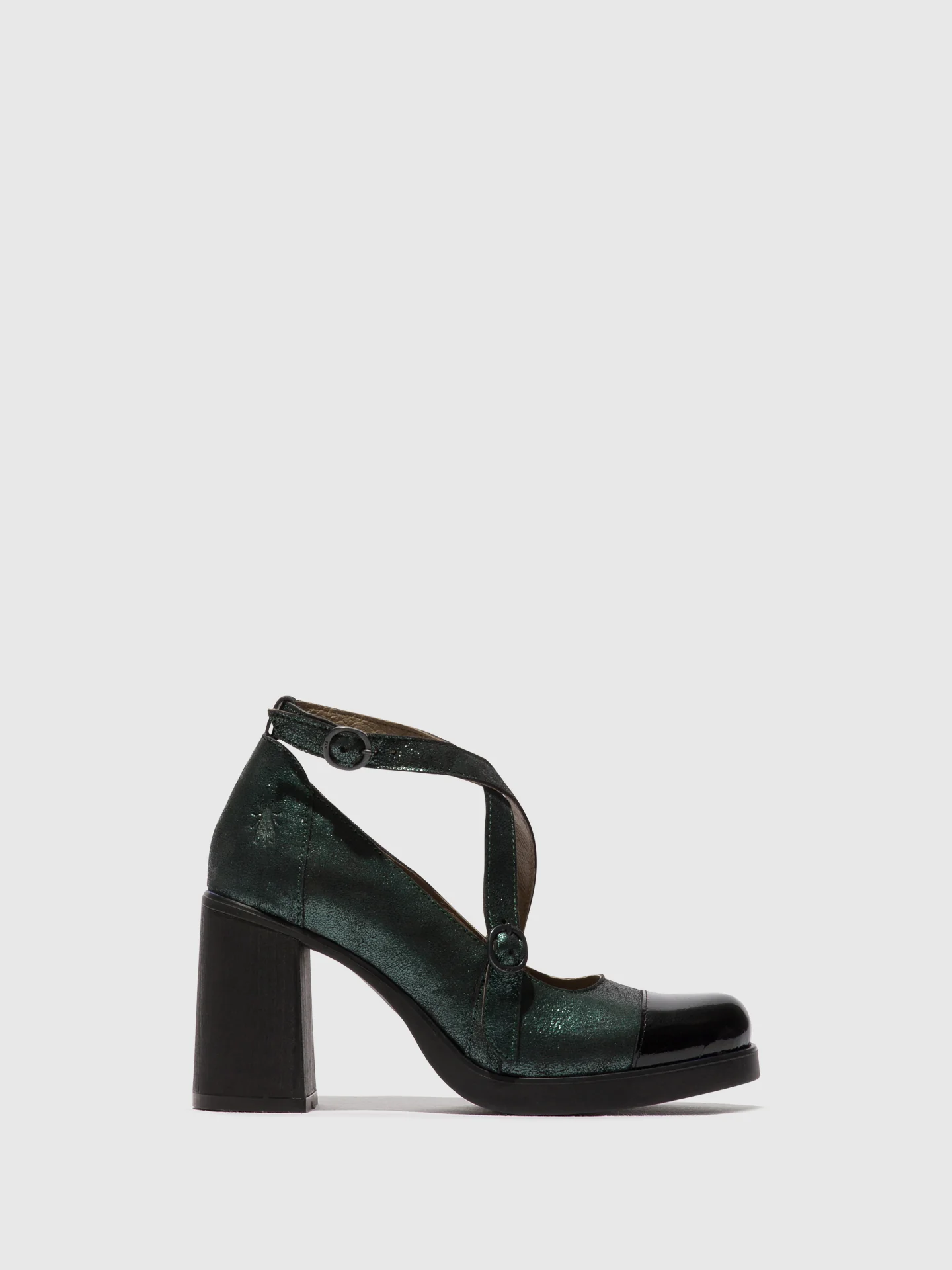 Buckle Shoes SLIV993FLY BLACK/GREEN