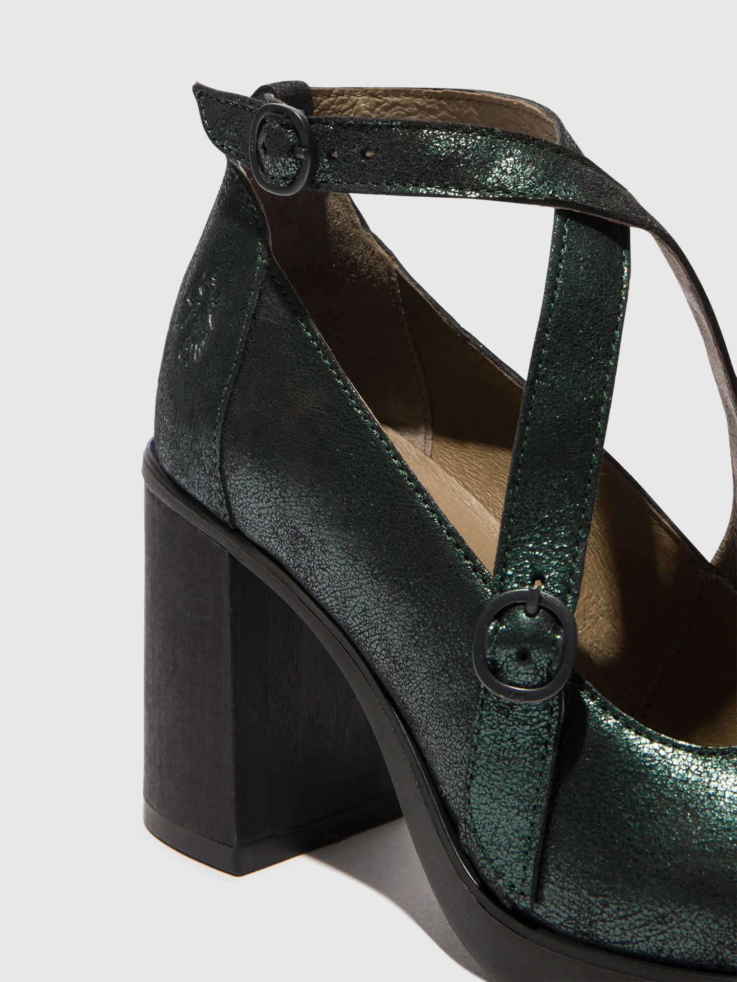 Buckle Shoes SLIV993FLY BLACK/GREEN - Image 4
