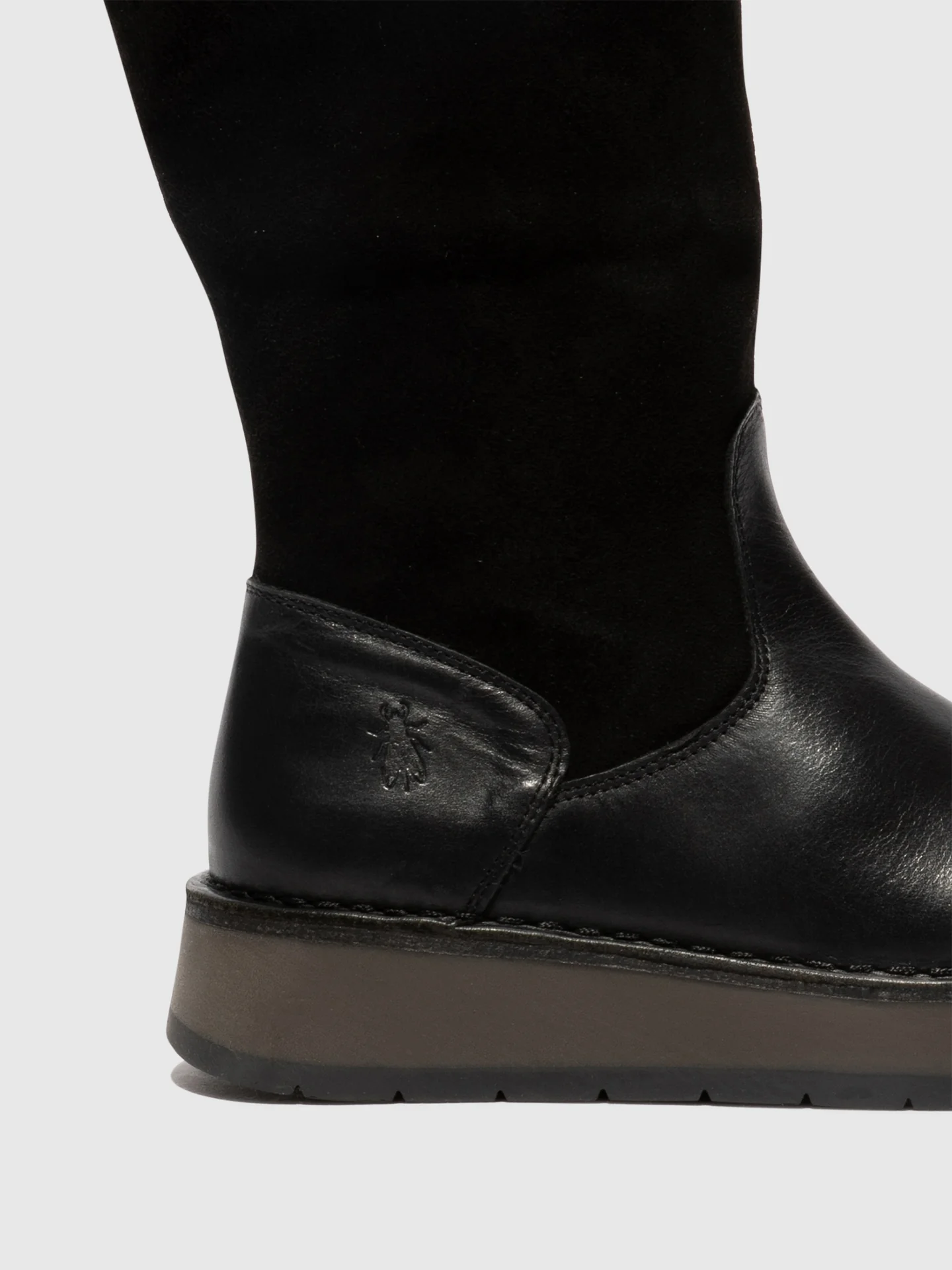 Zip Up Boots RULA083FLY BLACK (GREEN) - Image 3
