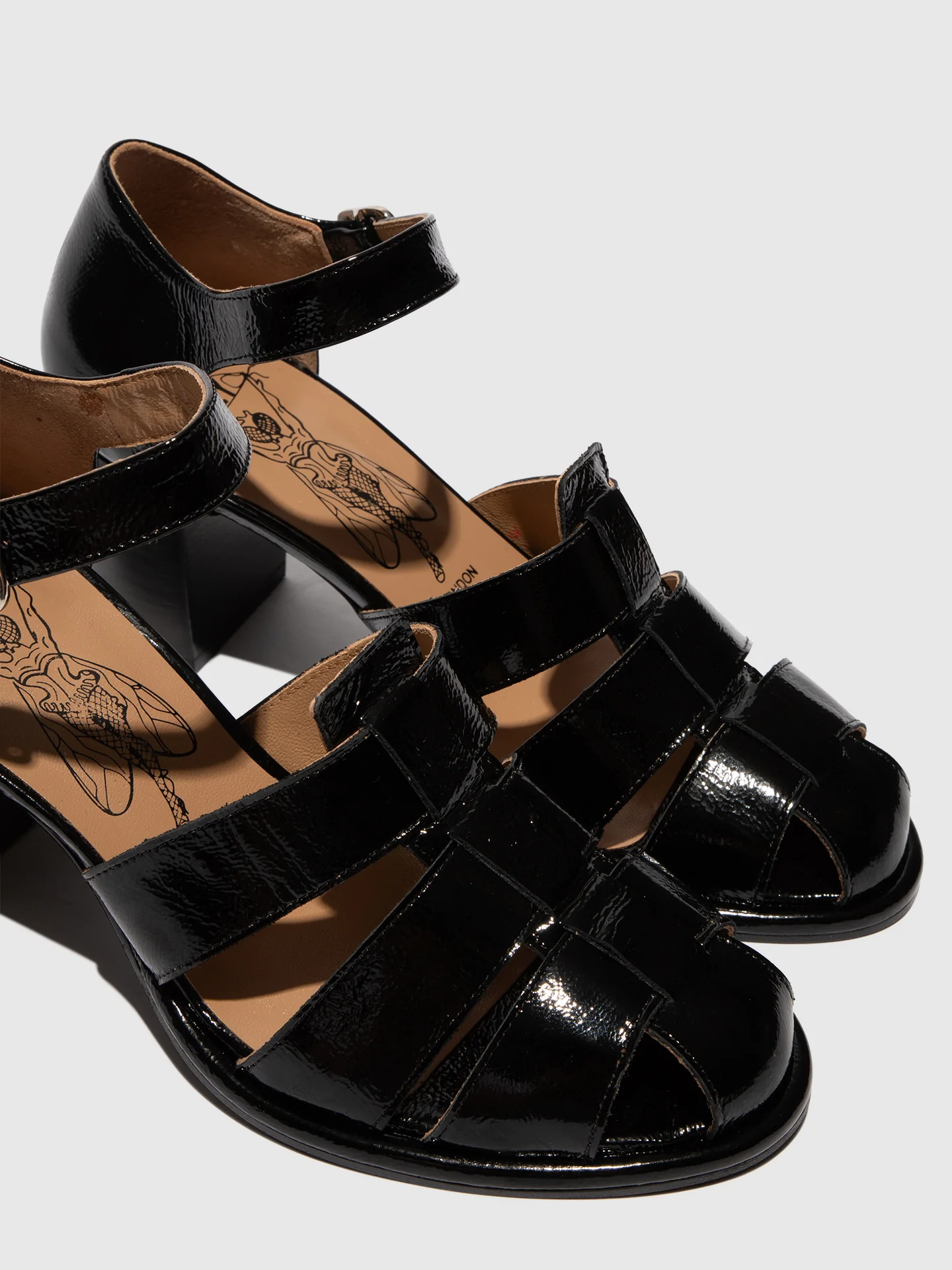 Heel Sandals MARG261FLY BLACK - Image 4