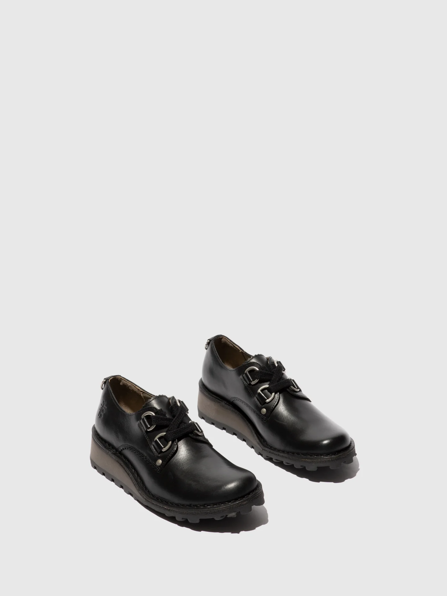 Lace Fastening Shoes MADS132FLY BLACK - Image 2