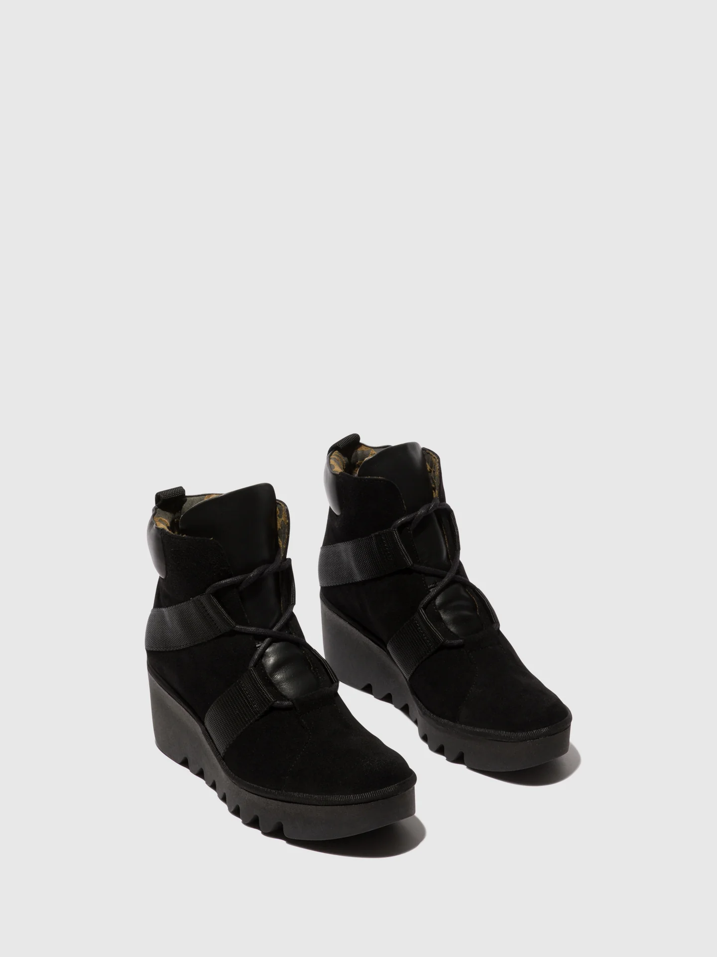 Lace-up Ankle Boots BLOM460FLY BLACK - Image 2