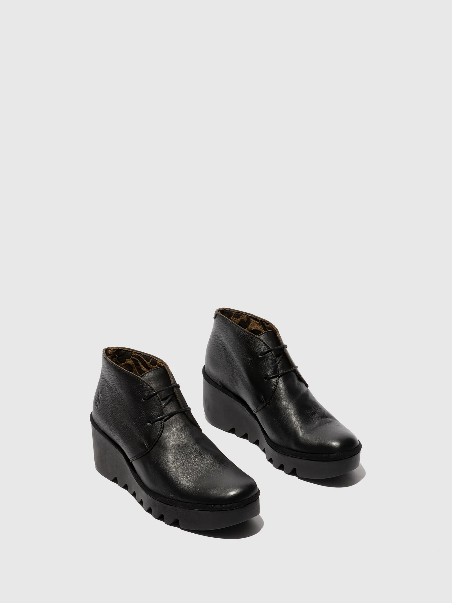 Lace-up Ankle Boots BRAK593FLY BLACK - Image 2