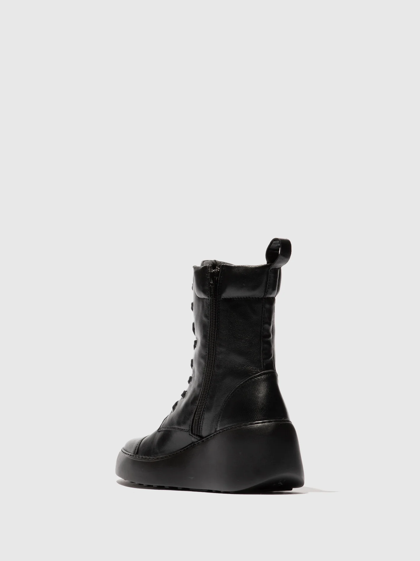 Lace-up Ankle Boots DAFF641FLY BLACK - Image 3