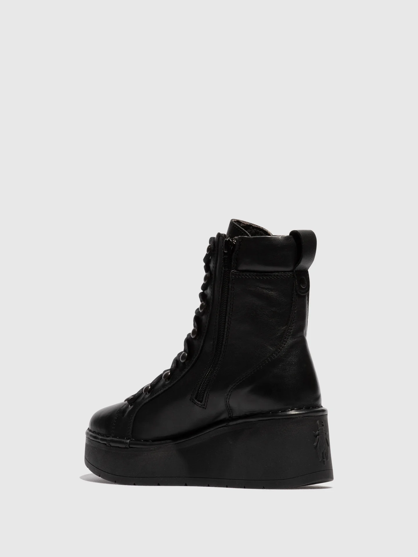 Lace-up Ankle Boots HAND247FLY BLACK - Image 3
