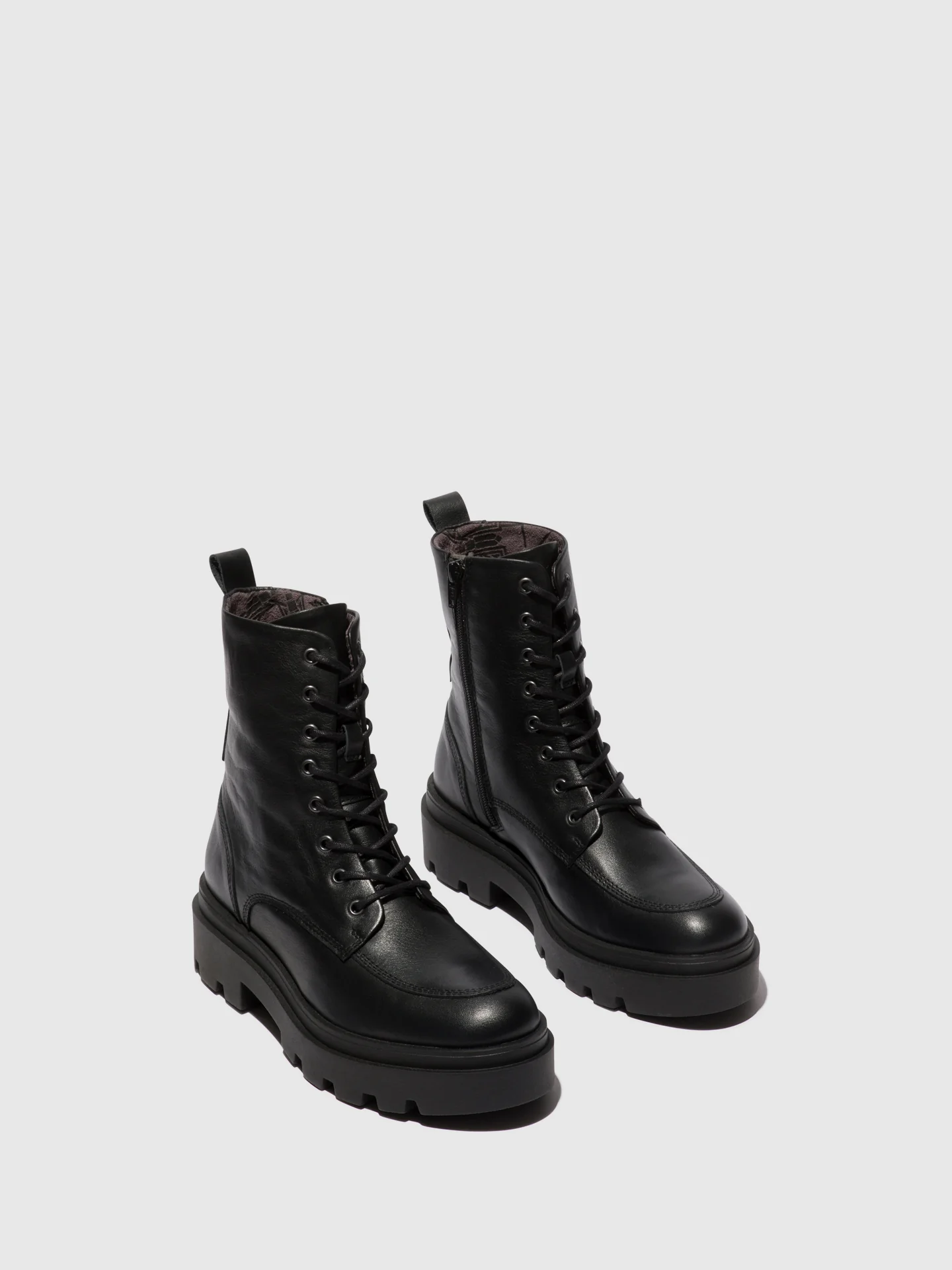 Lace-up Ankle Boots JAYE878FLY BLACK - Image 2
