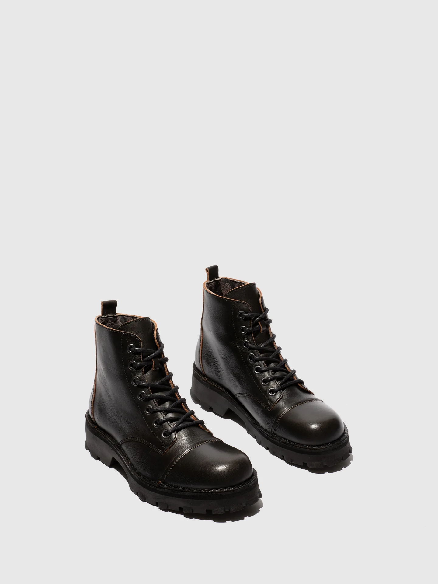 Lace-up Ankle Boots KELF167FLY BLACK - Image 2