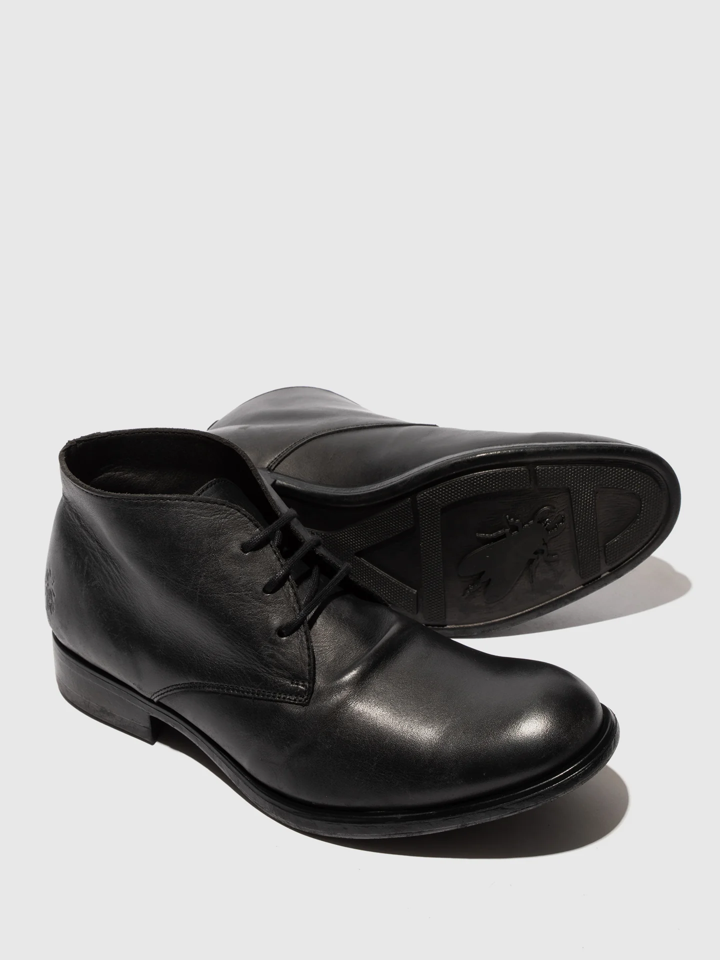 Lace-up Ankle Boots MIZZ312FLY BLACK - Image 4