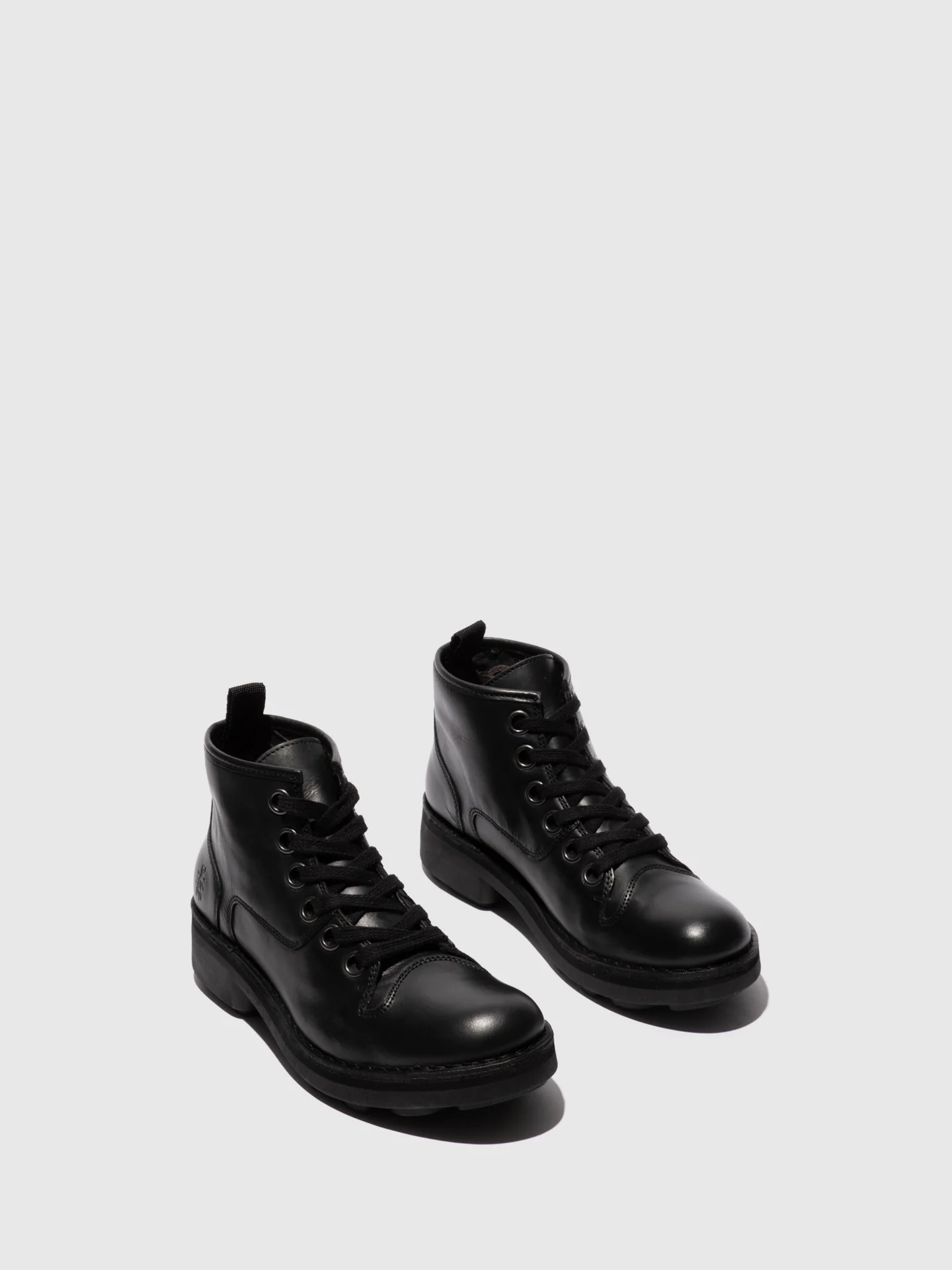 Lace-up Ankle Boots NUXE138FLY BLACK - Image 2