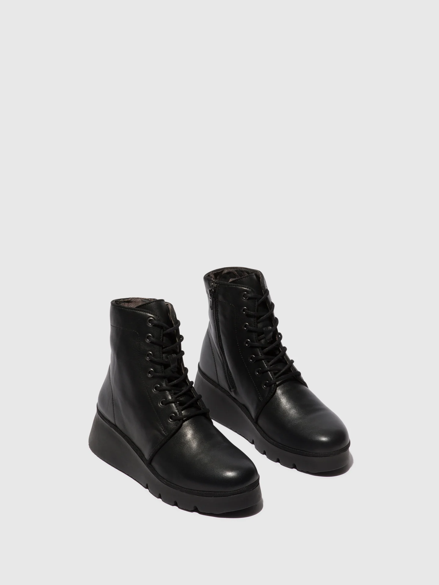 Lace-up Ankle Boots PALL404FLY BLACK - Image 2