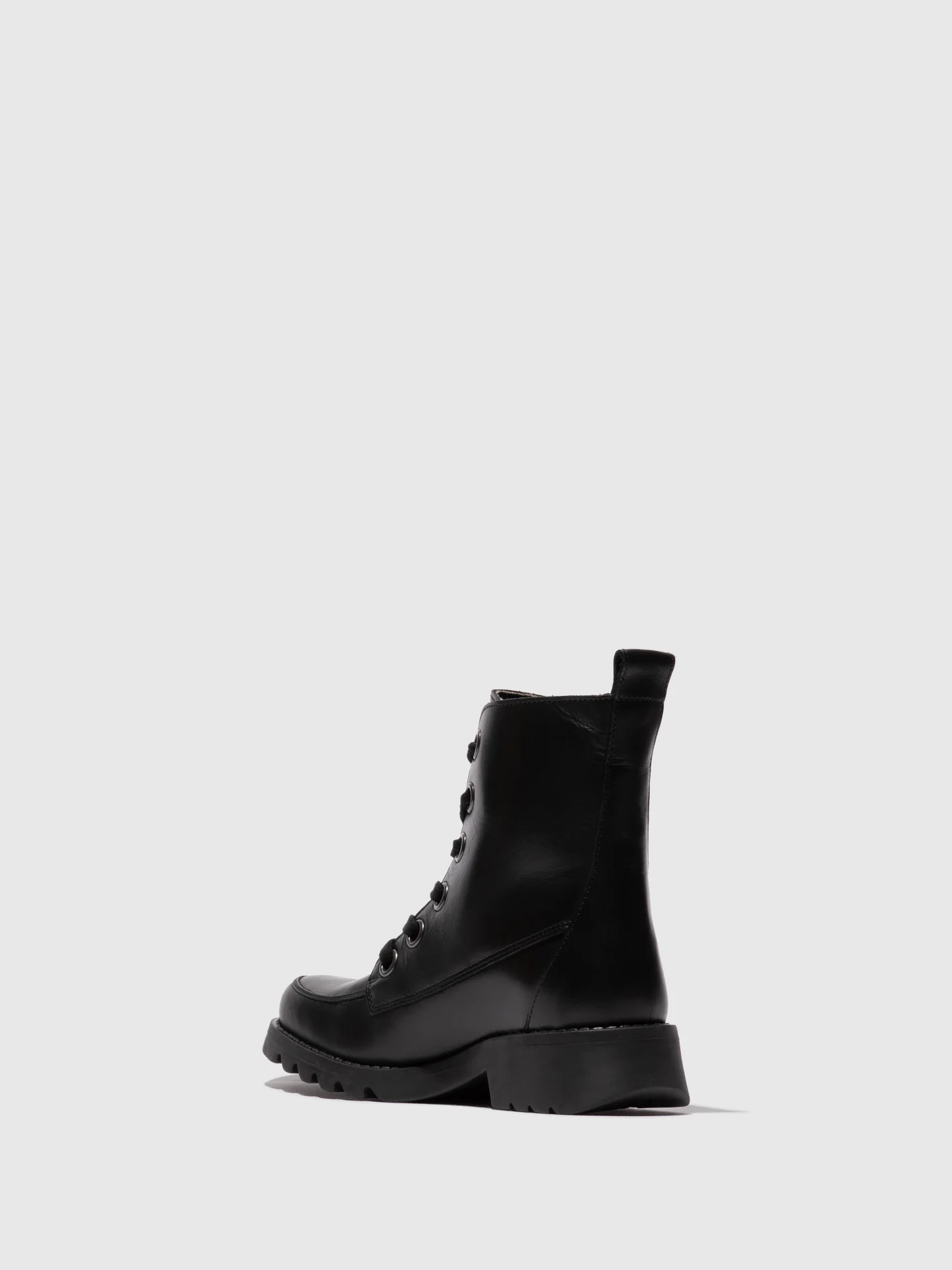 Lace-up Ankle Boots ROLL113FLY BLACK - Image 3