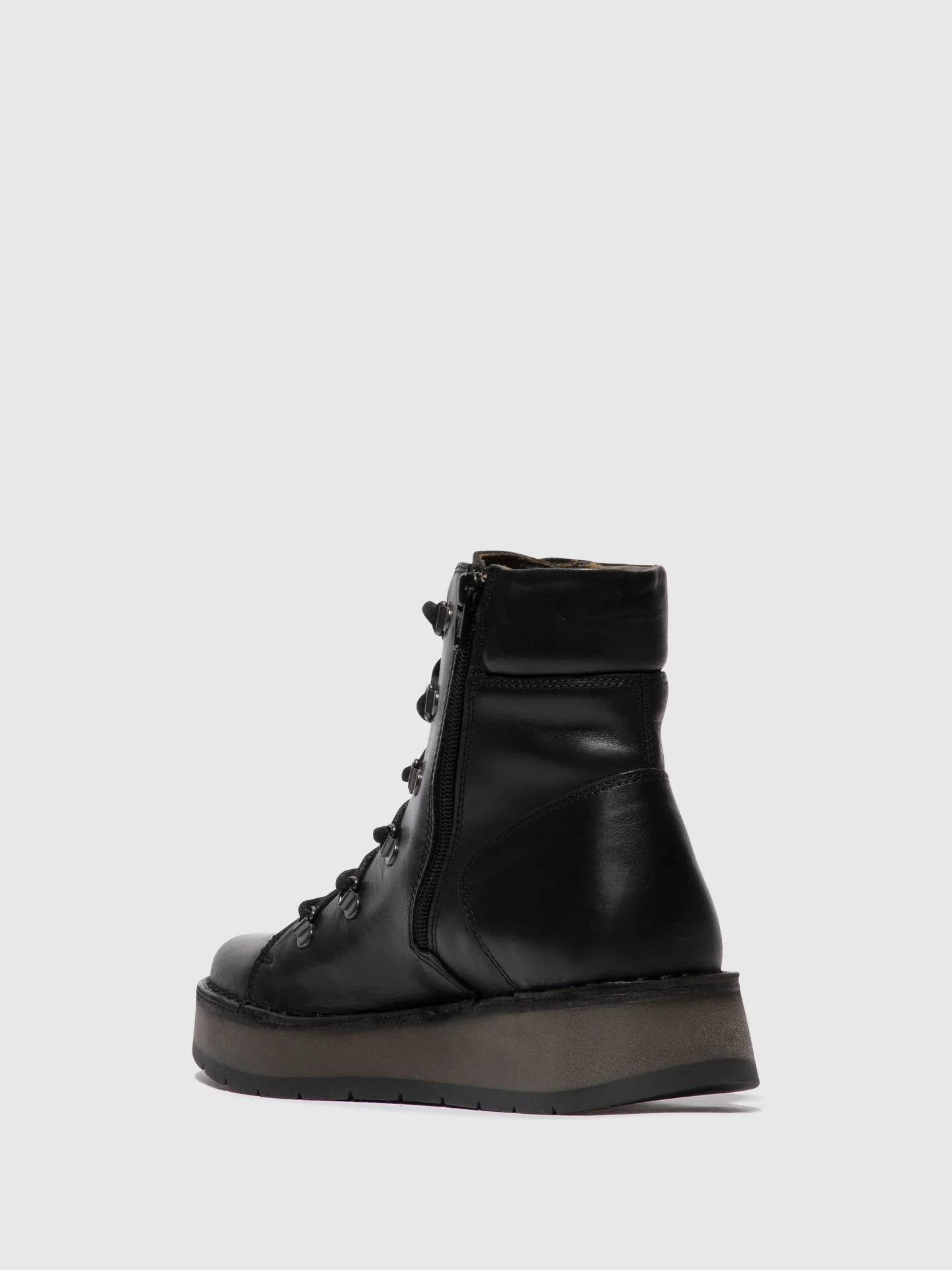Lace-up Ankle Boots ROXY094FLY BLACK - Image 3