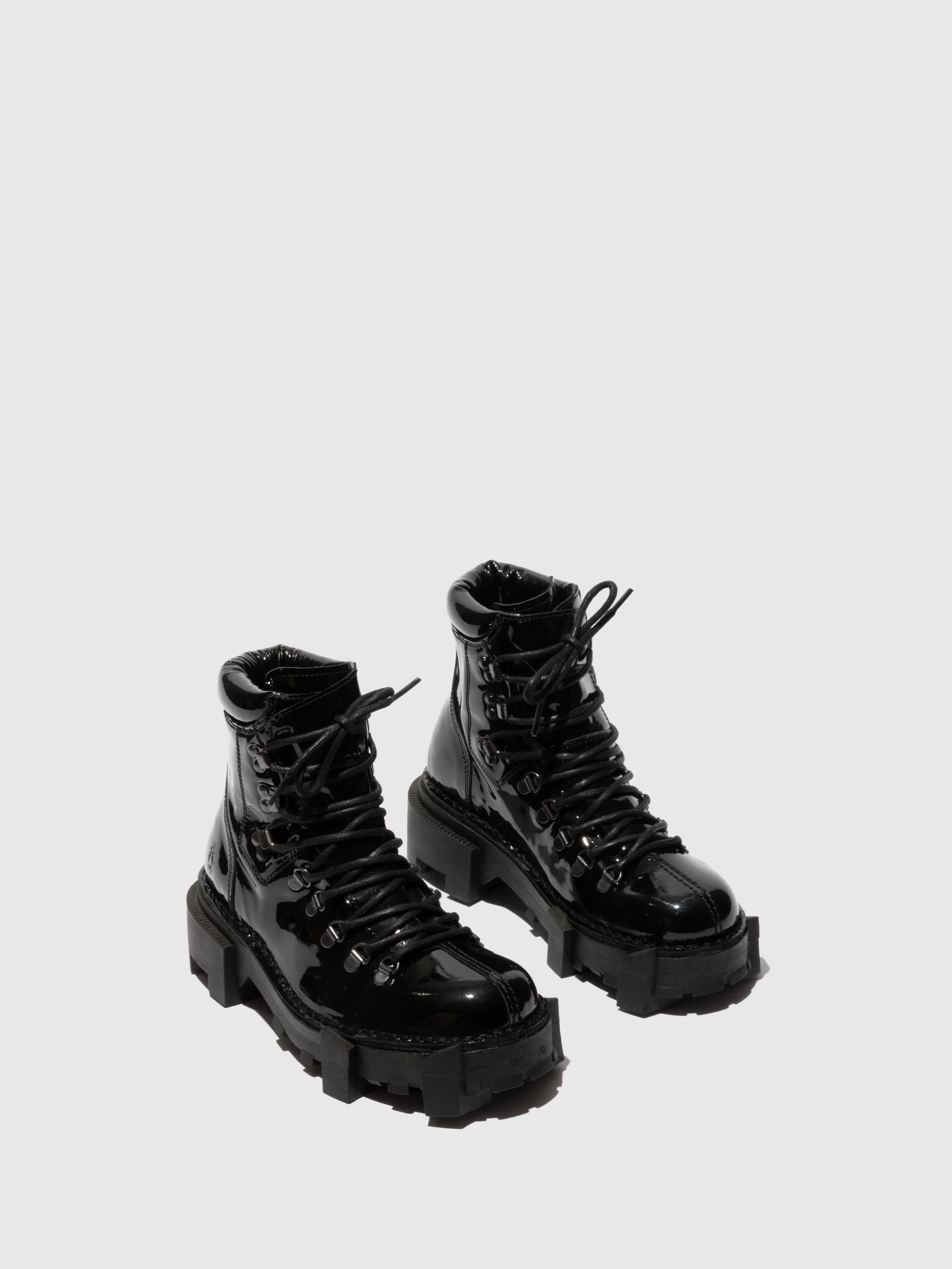 Lace-up Ankle Boots SPARK719FLY BLACK - Image 2