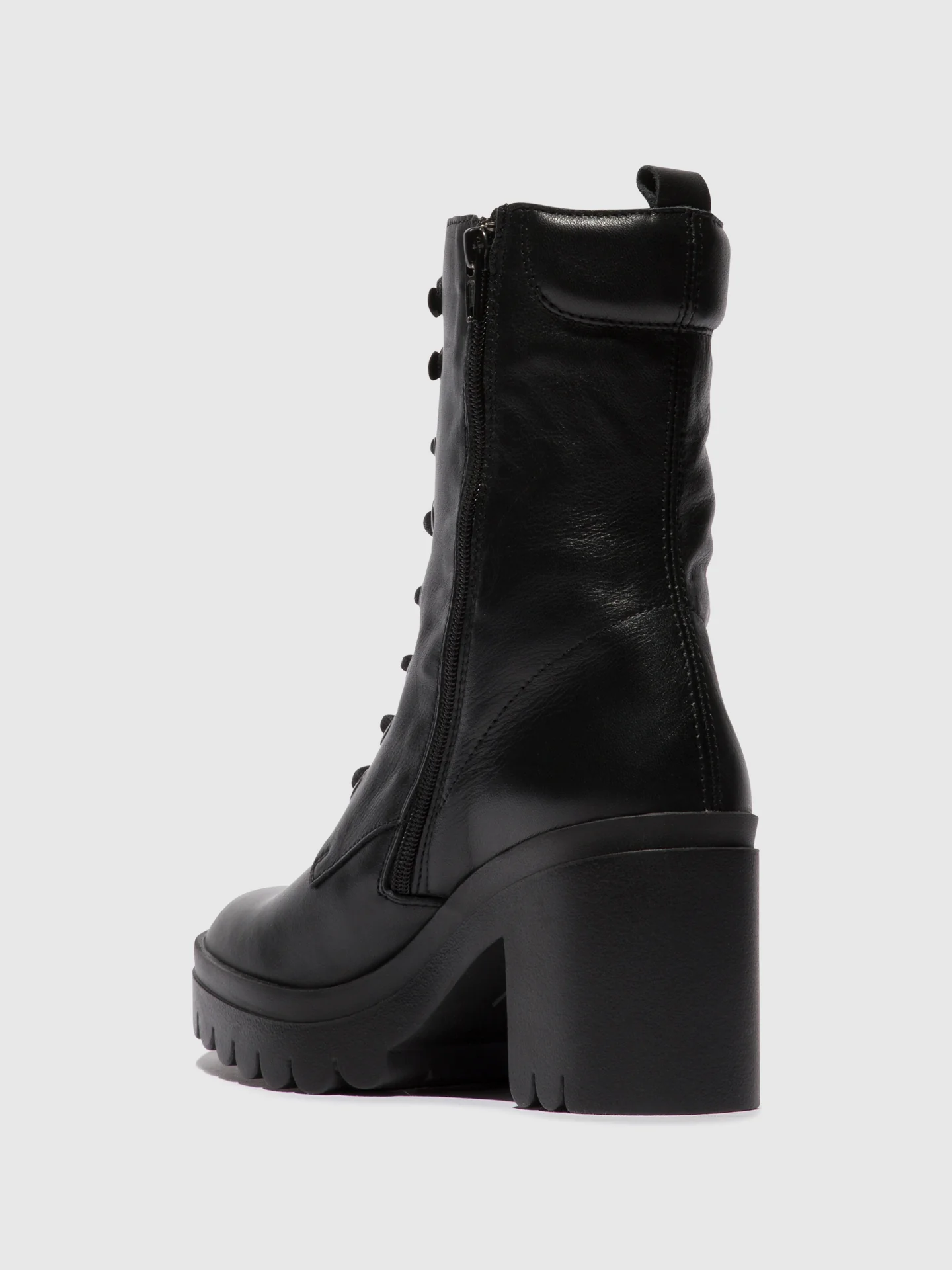 Lace-up Ankle Boots TIEL642FLY BLACK - Image 3
