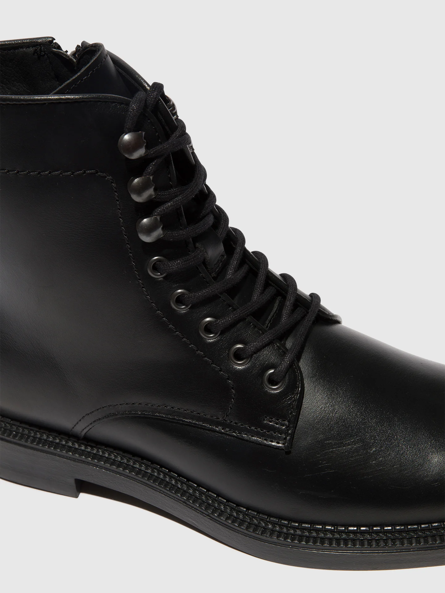 Lace-up Ankle Boots VANO971FLY BLACK - Image 4