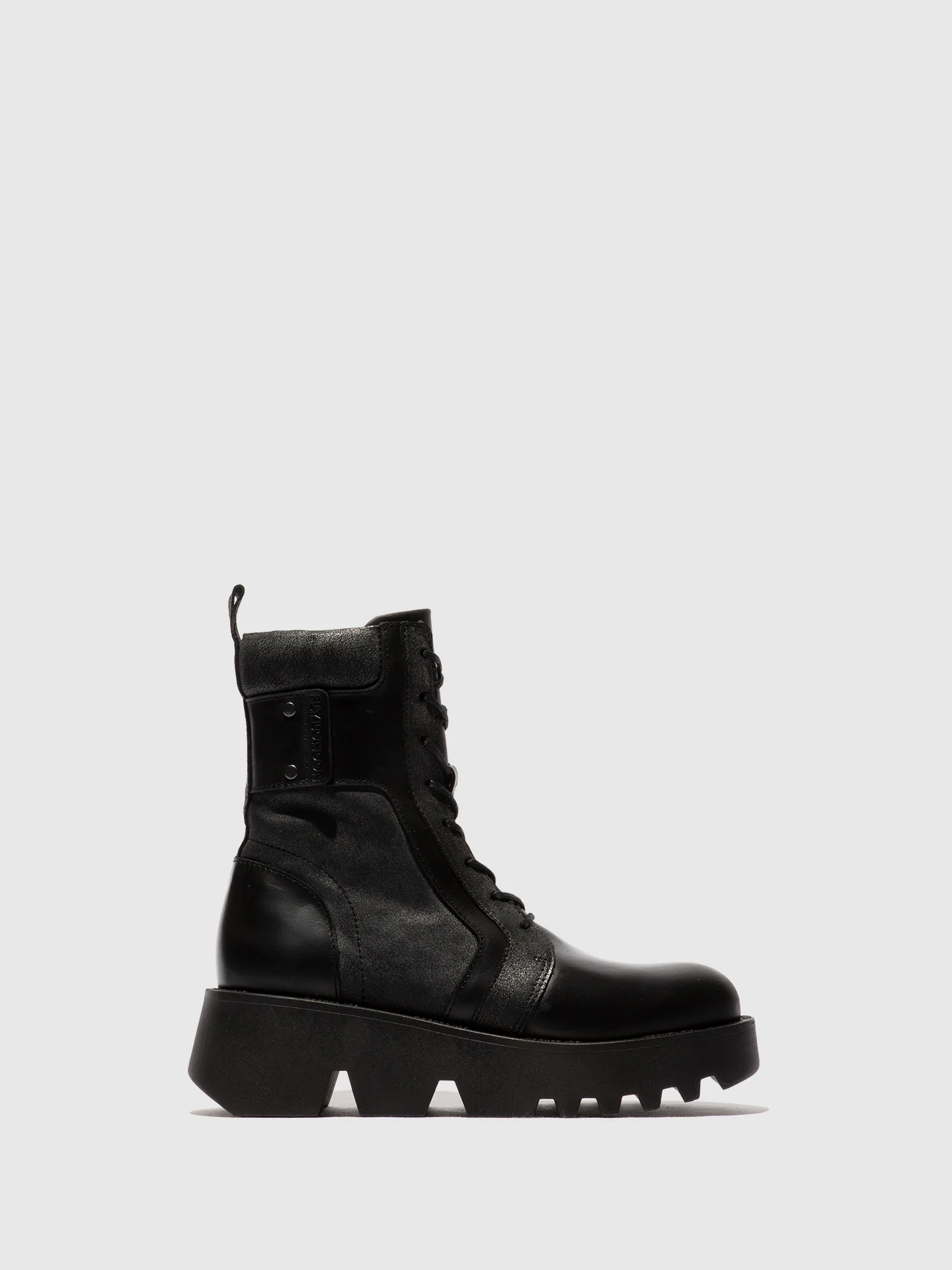 Lace-up Ankle Boots ZELY315FLY BLACK