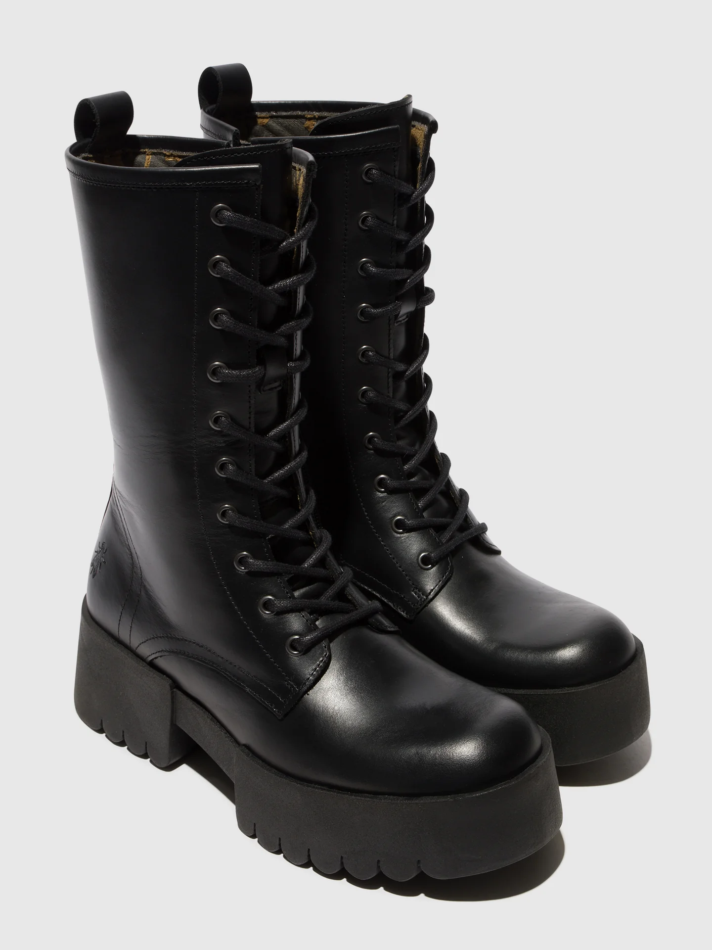 Lace-up Boots ELNA008FLY BLACK - Image 4