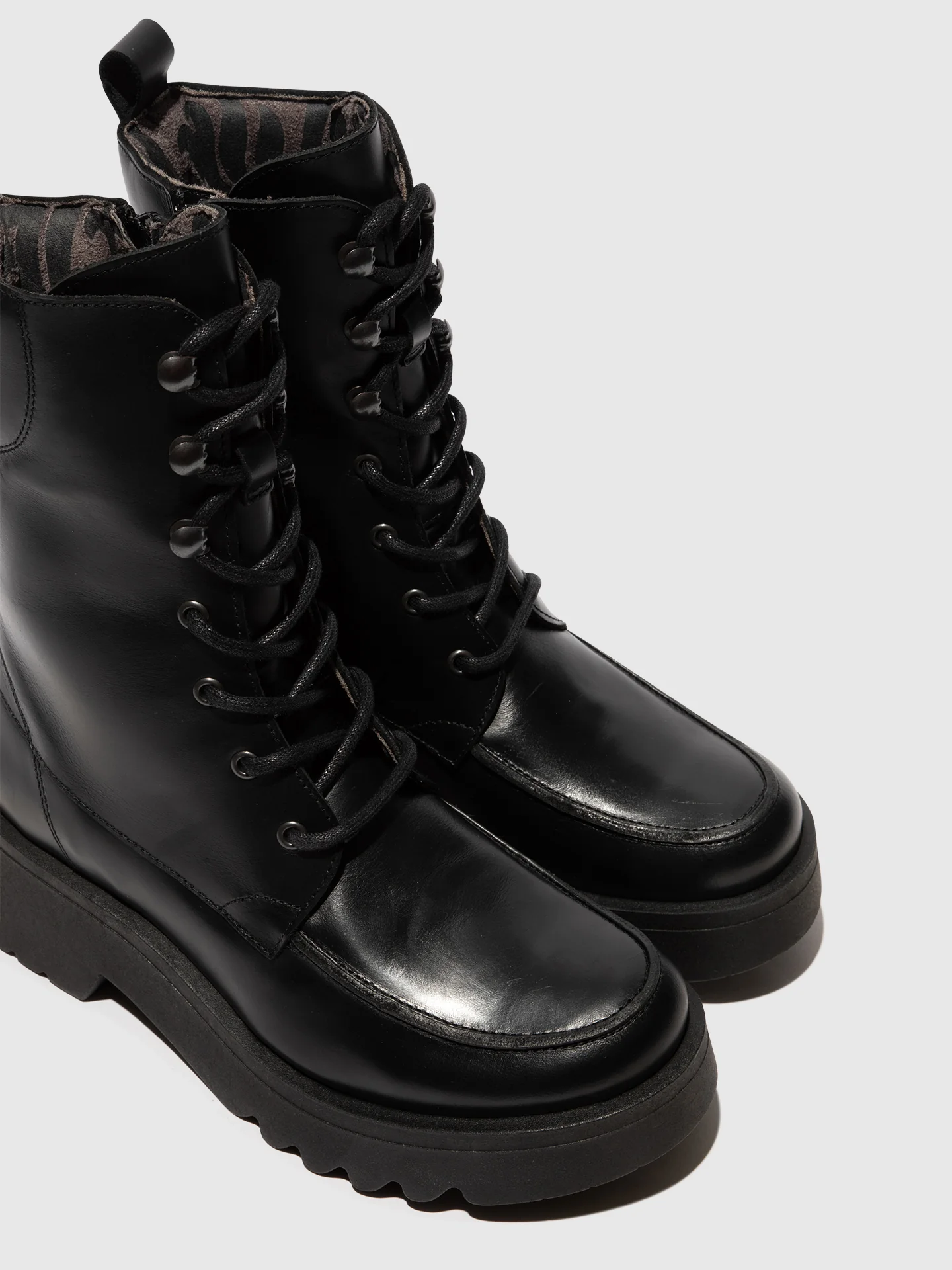 Lace-up Boots MORI990FLY BLACK - Image 4