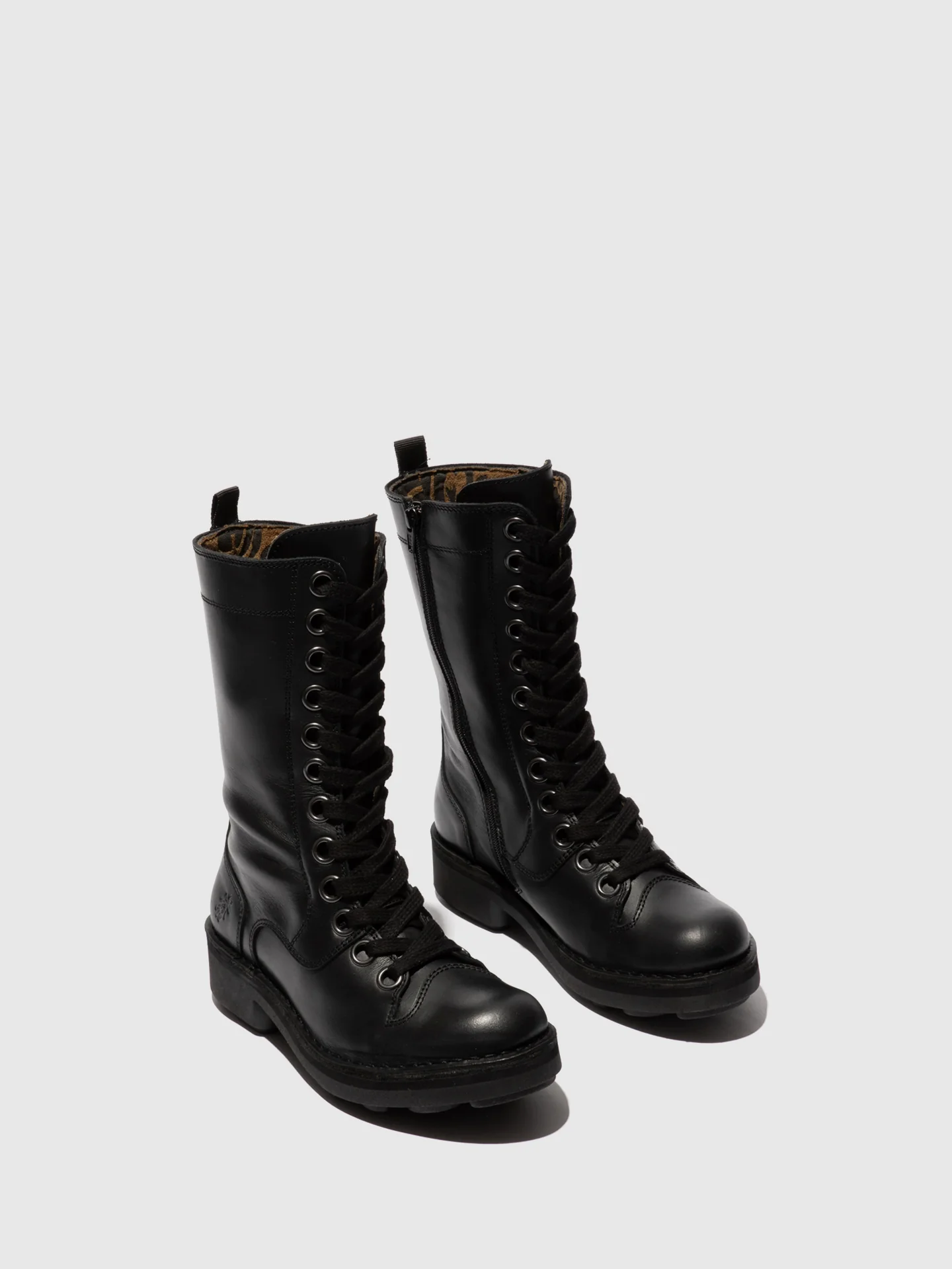 Lace-up Boots NAJI144FLY BLACK - Image 2