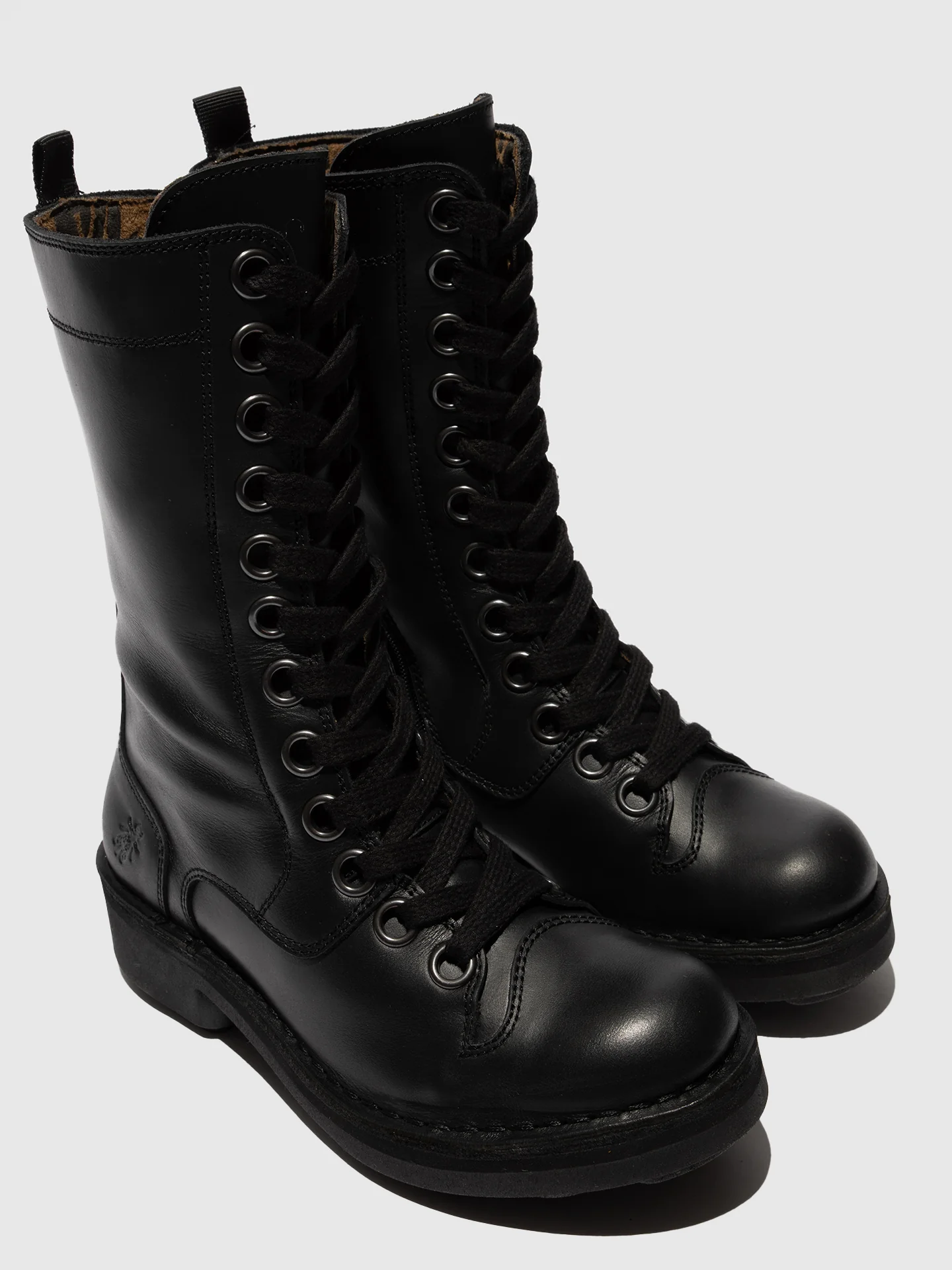 Lace-up Boots NAJI144FLY BLACK - Image 4