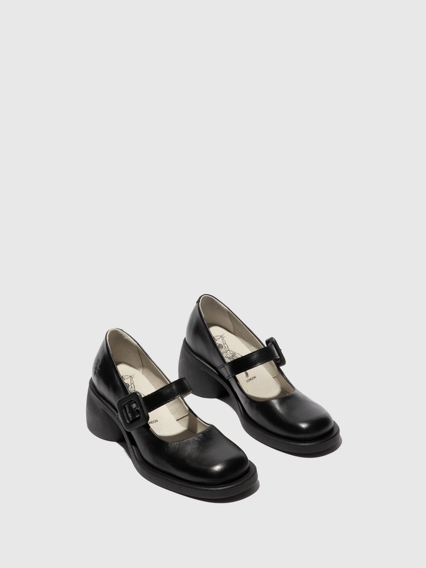 Mary Jane Shoes HUVI044FLY BLACK - Image 2