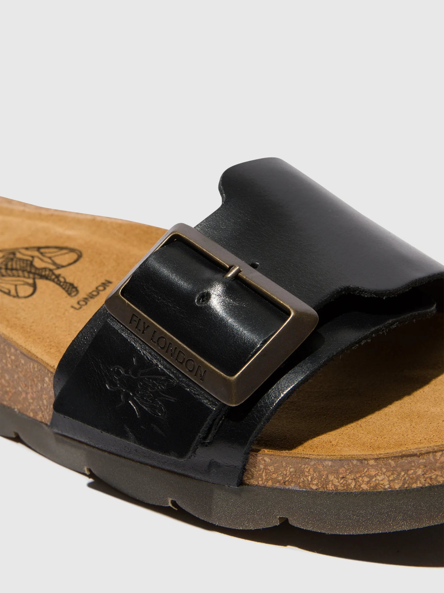 Open Toe Mules CARB851FLY BLACK - Image 4