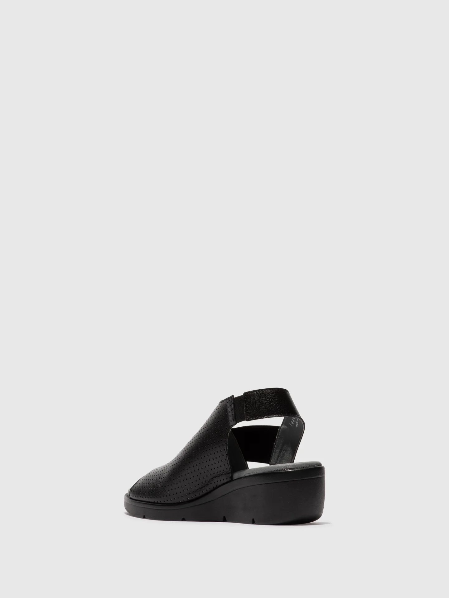 Sling-Back Sandals NISI066FLY BLACK (PERF) - Image 3