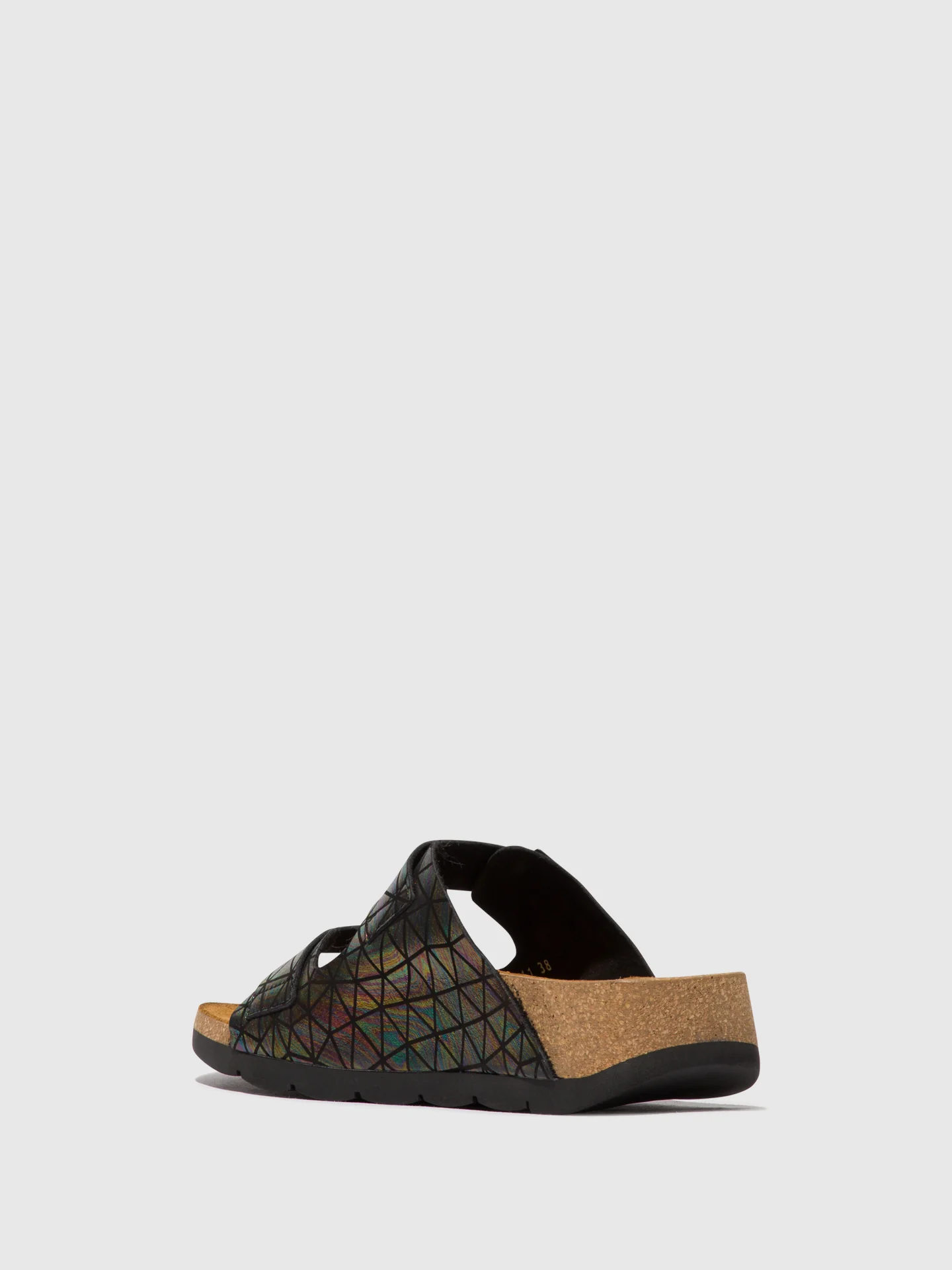 Buckle Sandals CAJA721FLY BLACK PETROL - Image 3