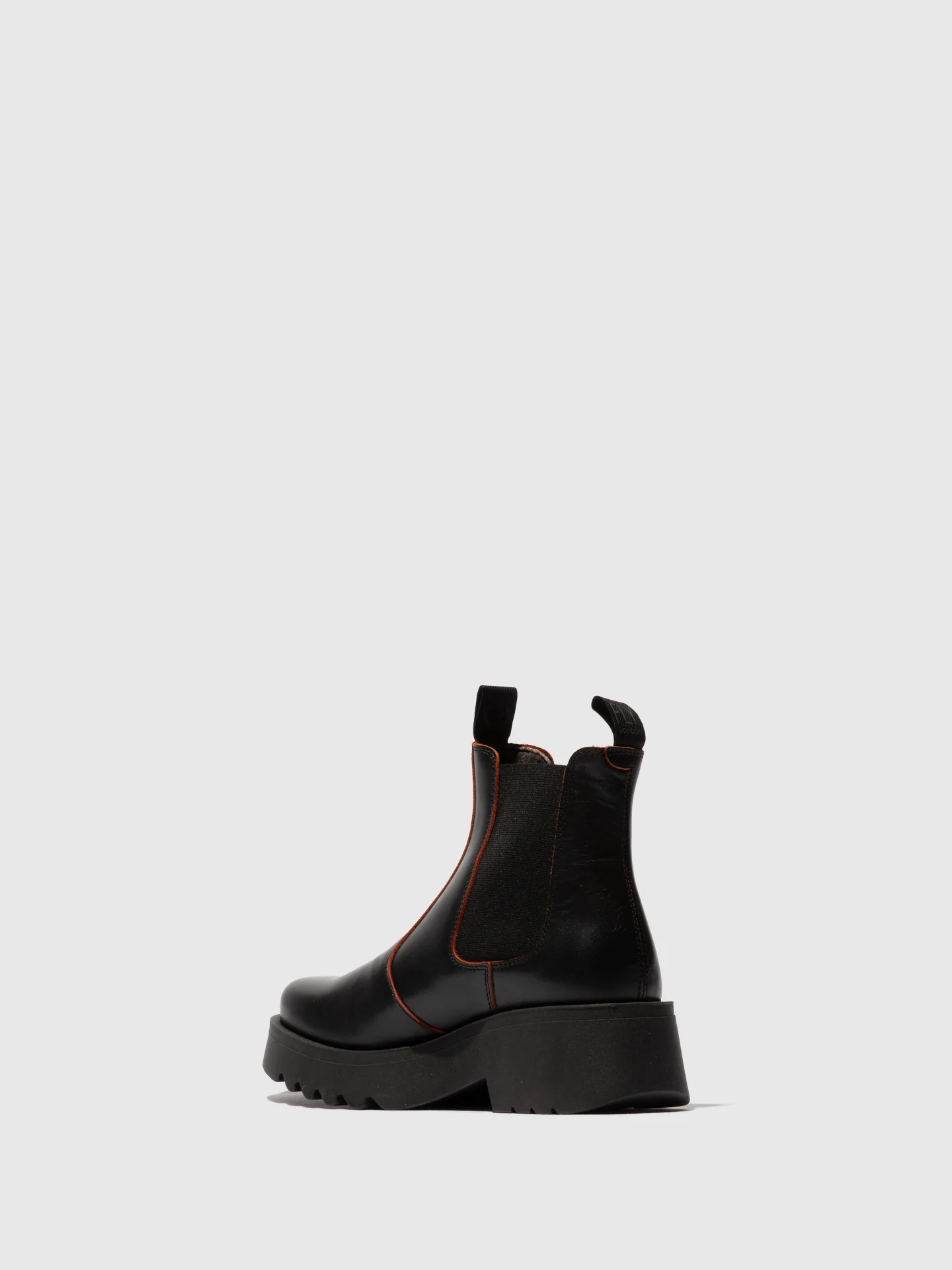 Chelsea Ankle Boots MEDI789FLY BLACK/RED - Image 3