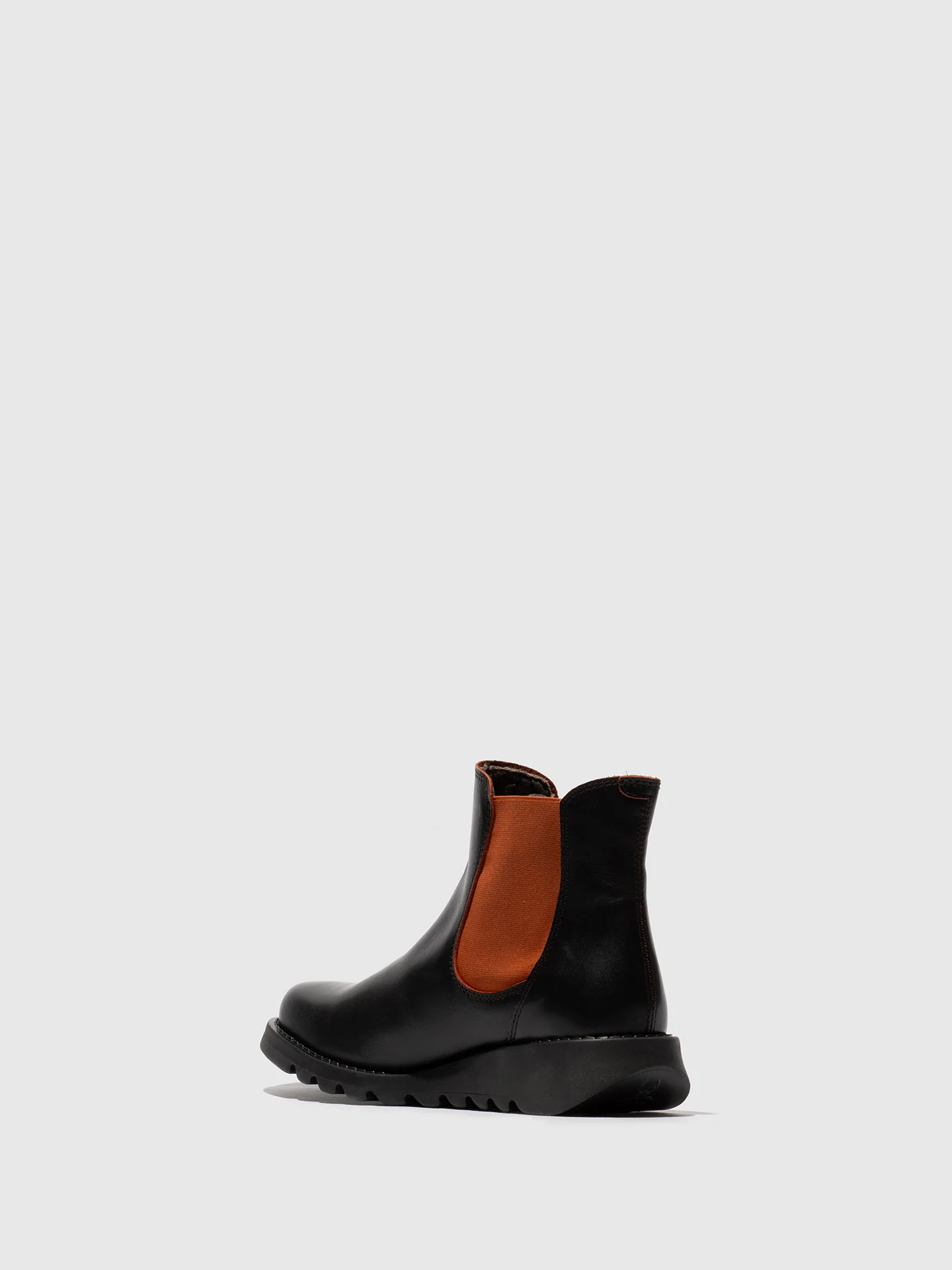 Chelsea Ankle Boots SALV195FLY BLACK/RED - Image 3
